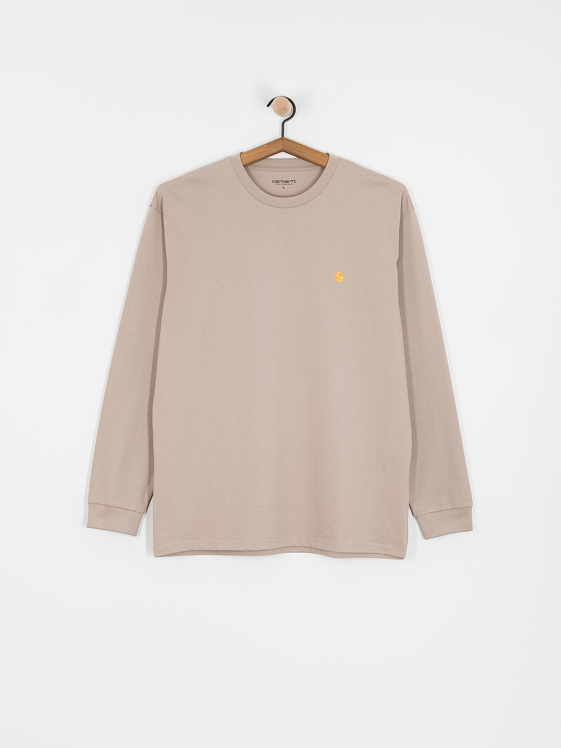 Triko Carhartt WIP Chase (dusky beige/gold)