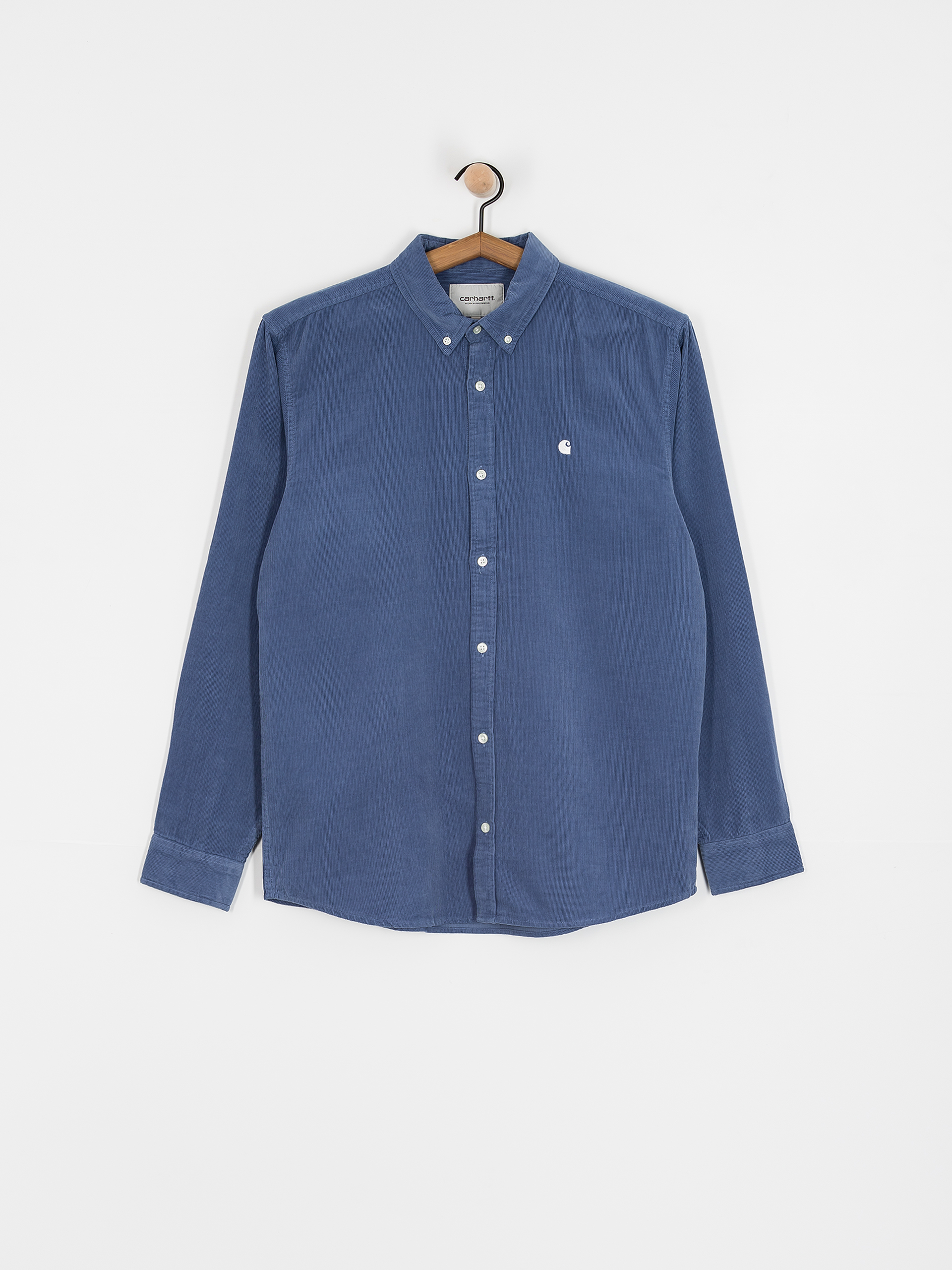 Košile Carhartt WIP Madison Fine Cord (blue iris/wax)