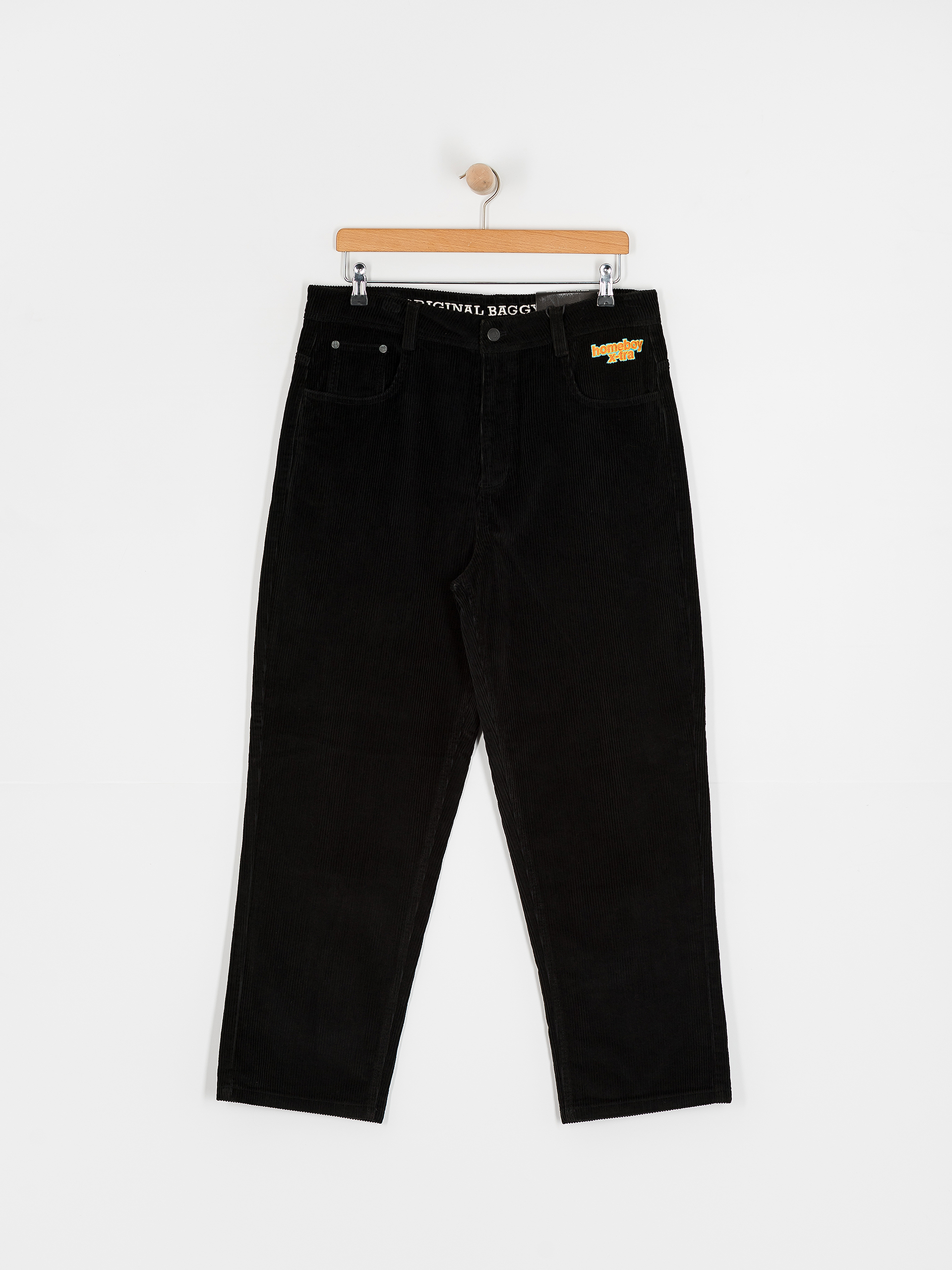 Kalhoty Homeboy X Tra Baggy Cord Pants (black)