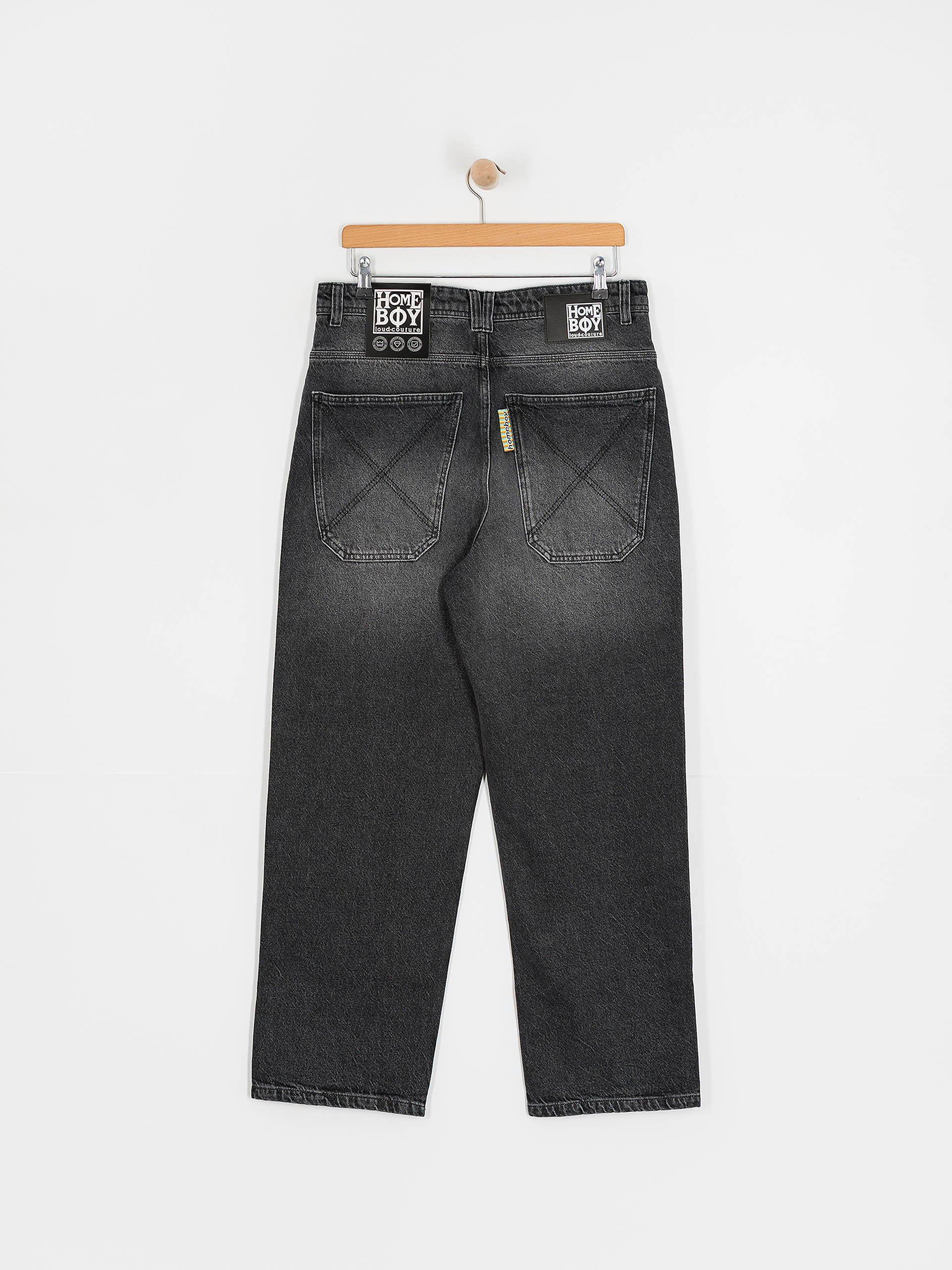 Kalhoty Homeboy X Tra Baggy Vintage Denim (vintage black)