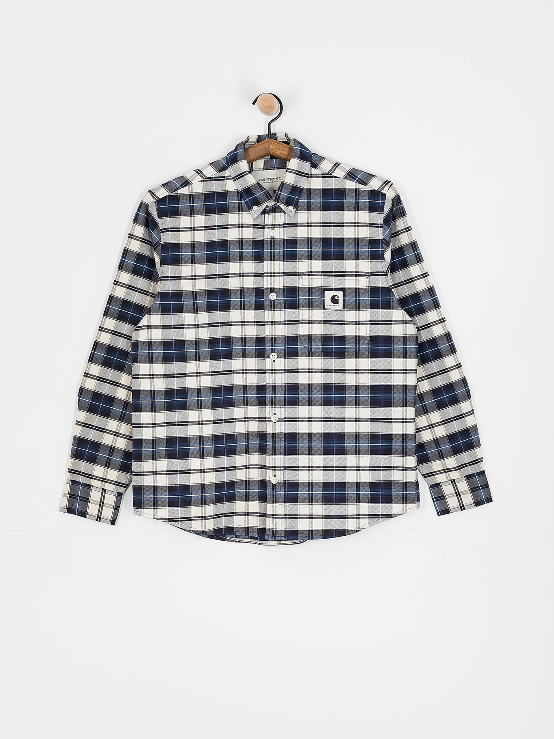 Košile Carhartt WIP Tarbell Wmn (tarbell check/dark navy/white)