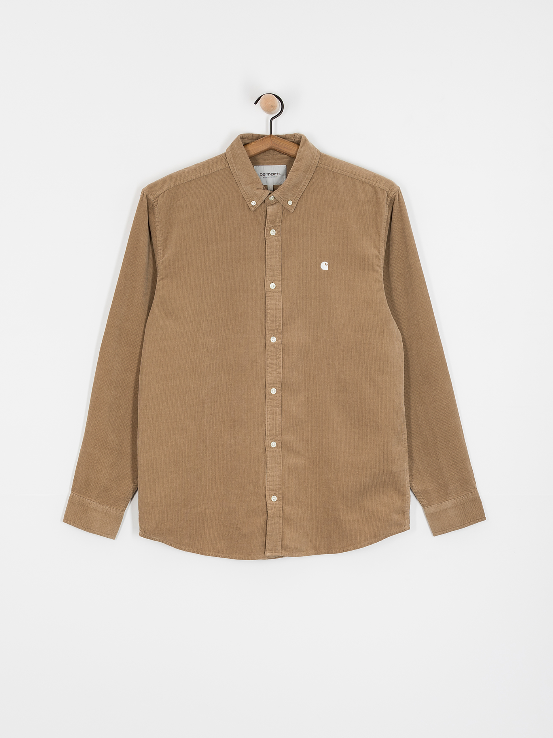 Košile Carhartt WIP Madison Fine Cord (leather/wax)