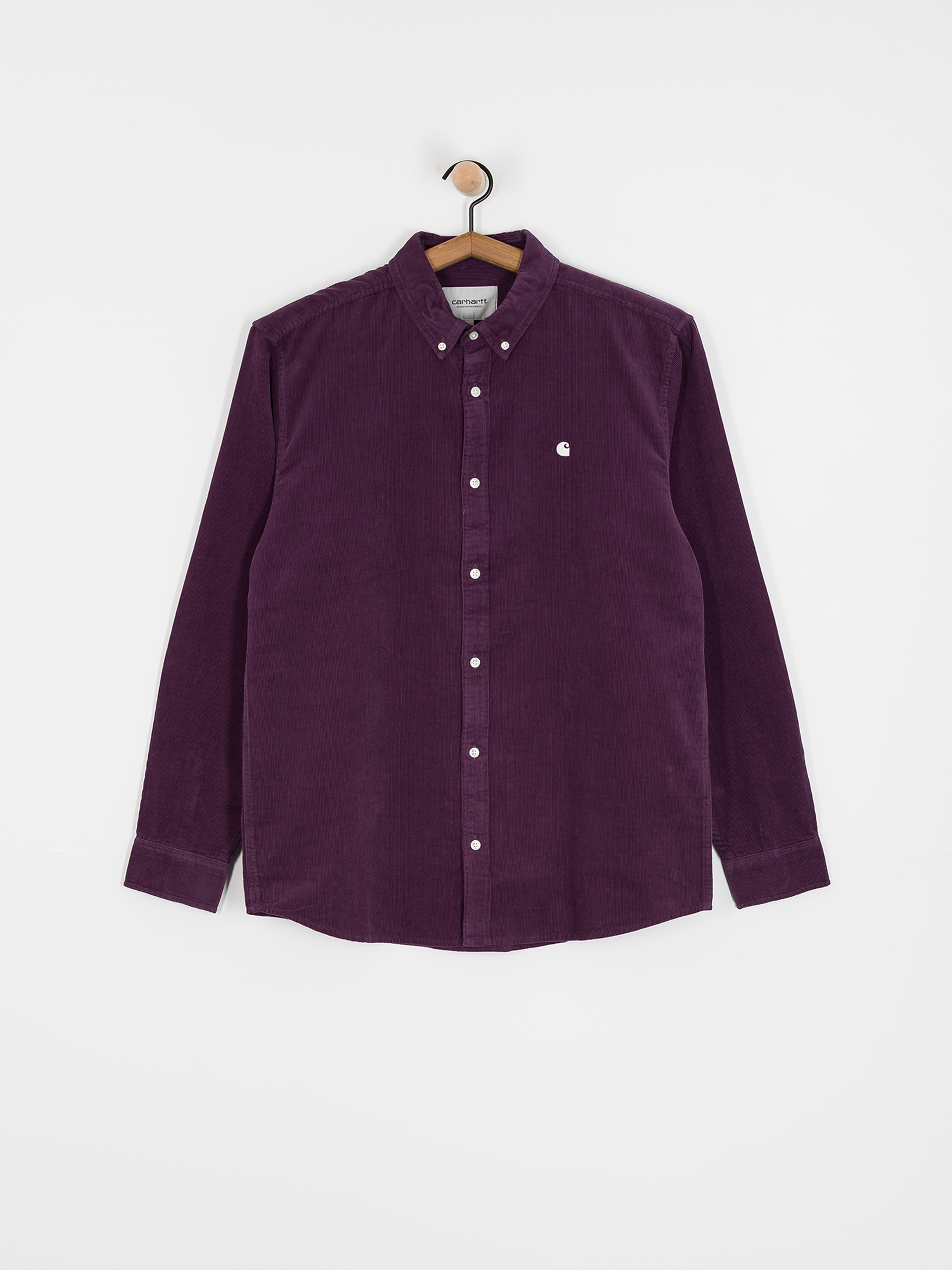 Košile Carhartt WIP Madison Fine Cord (huckleberry/wax)