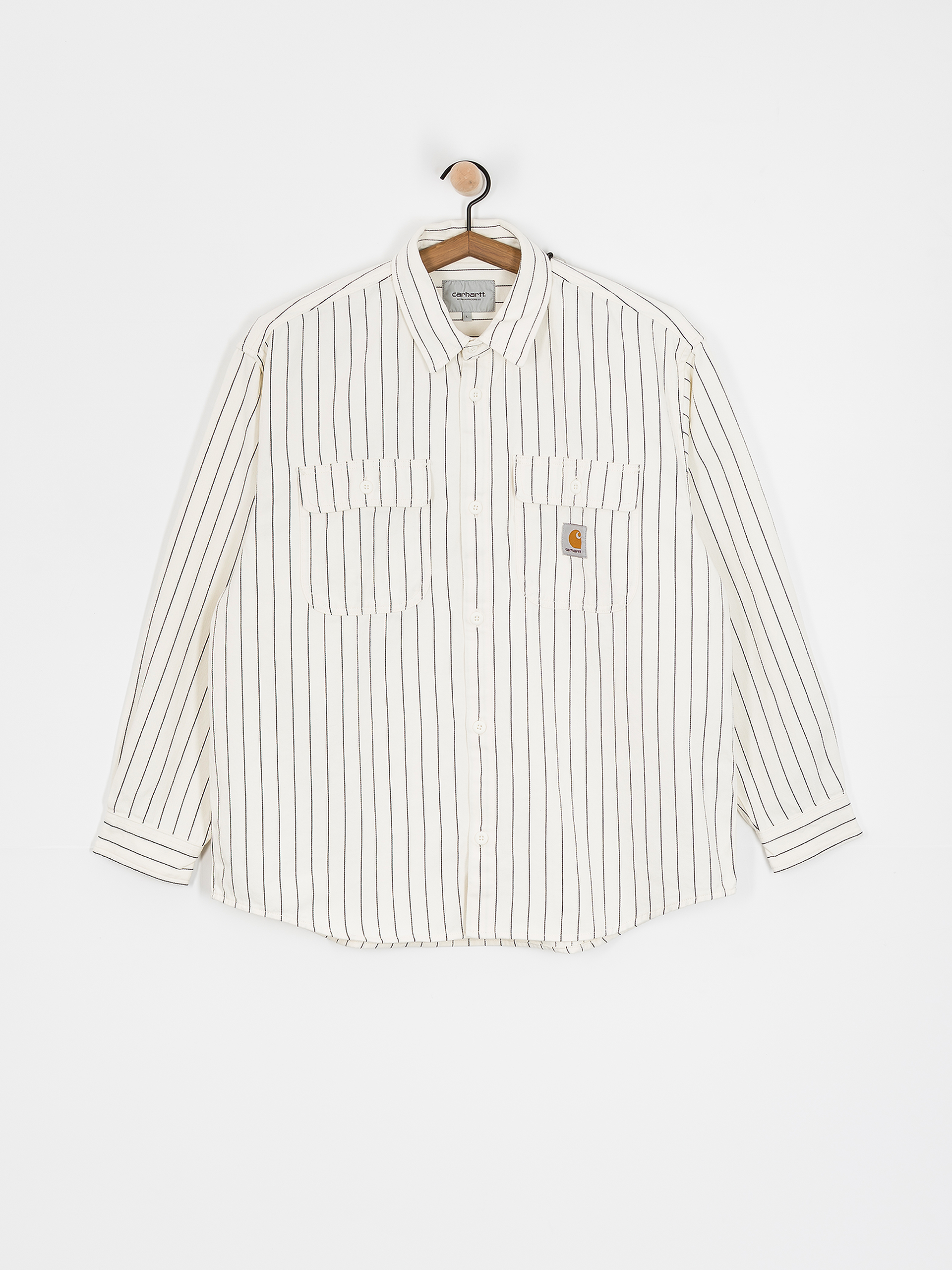 Košile Carhartt WIP Hendry (seaton stripe/wax/dark navy)