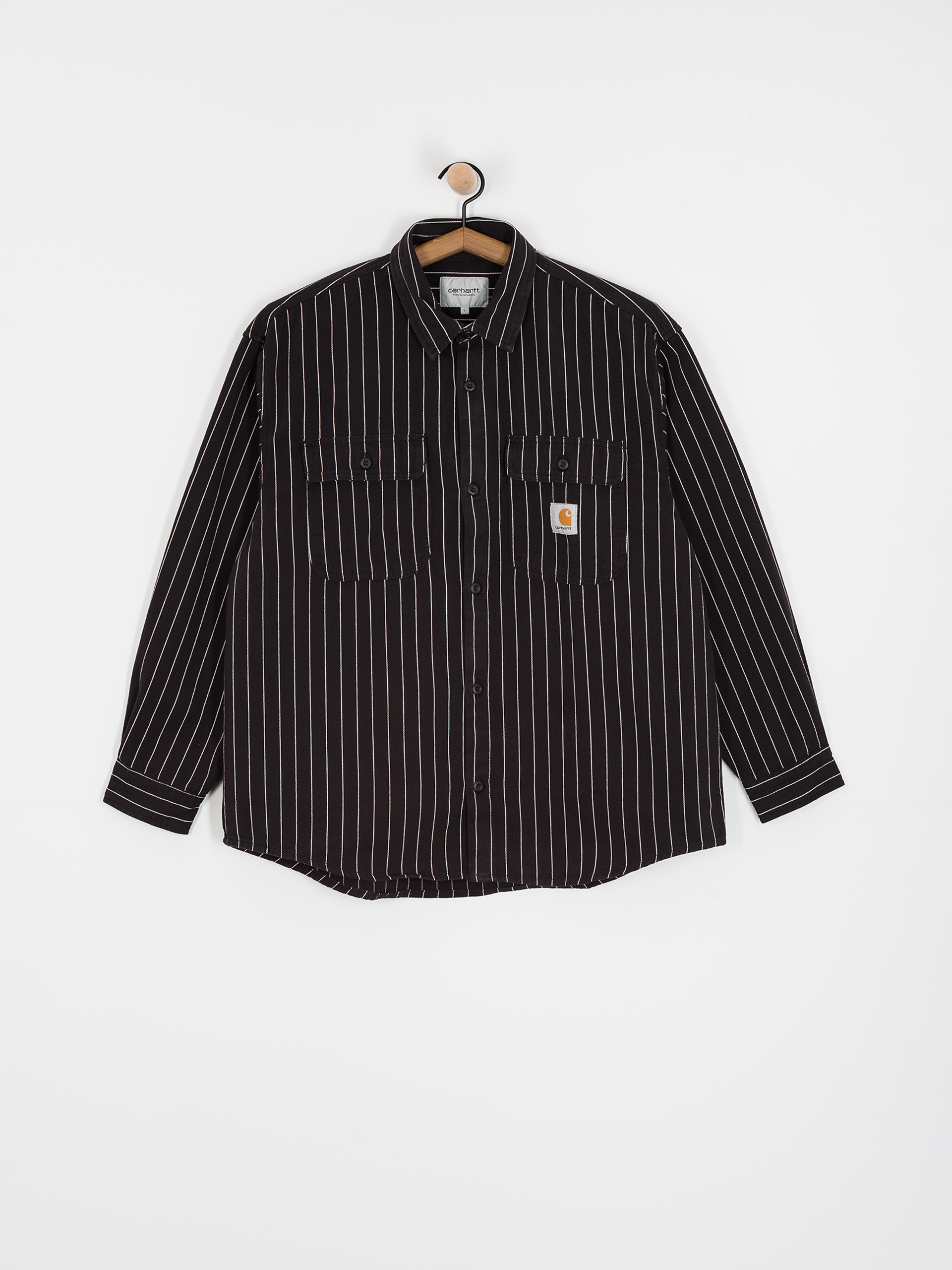 Košile Carhartt WIP Hendry (seaton stripe/black/wax)