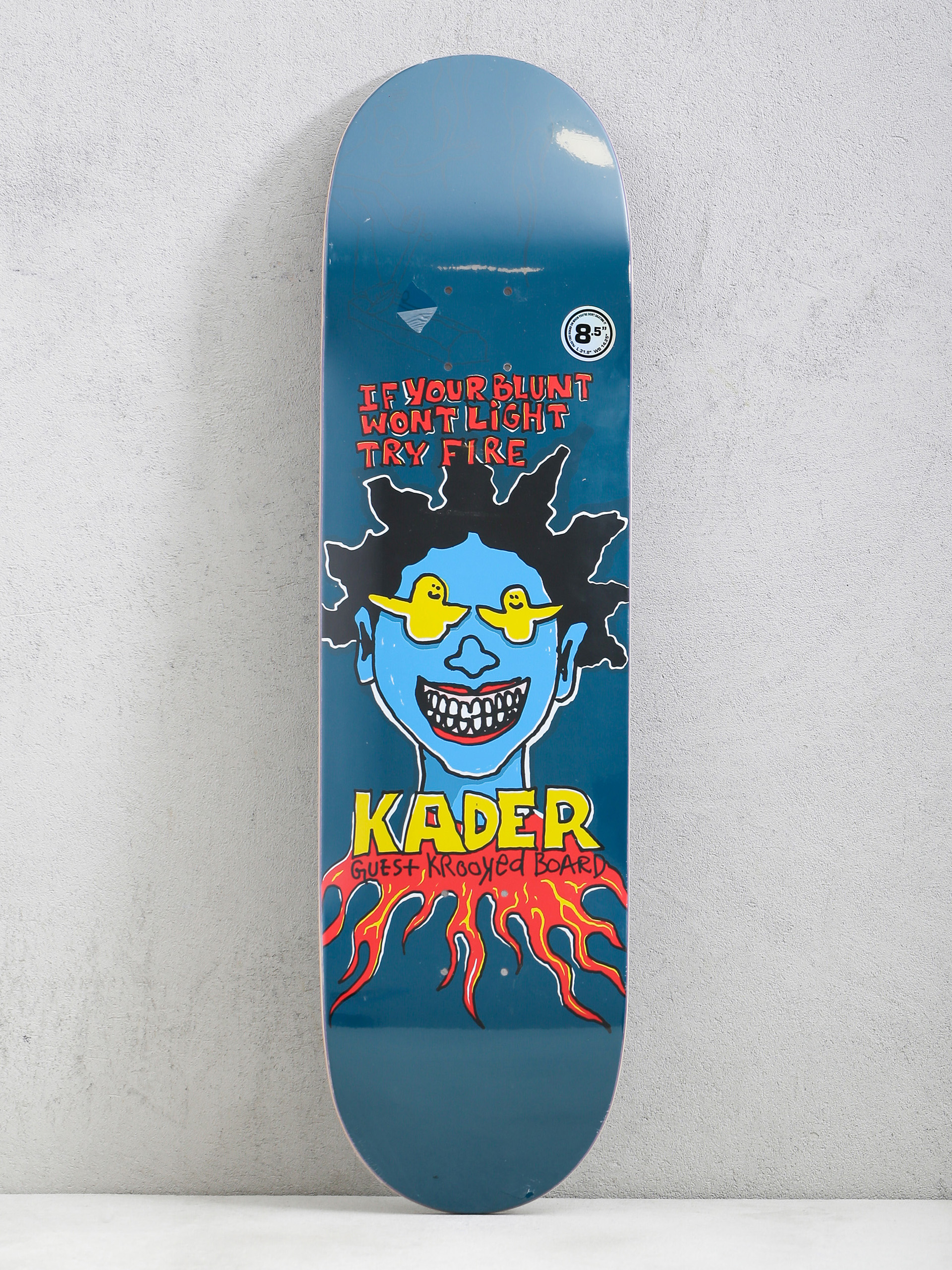 Deska Krooked Kader Guest (teal)