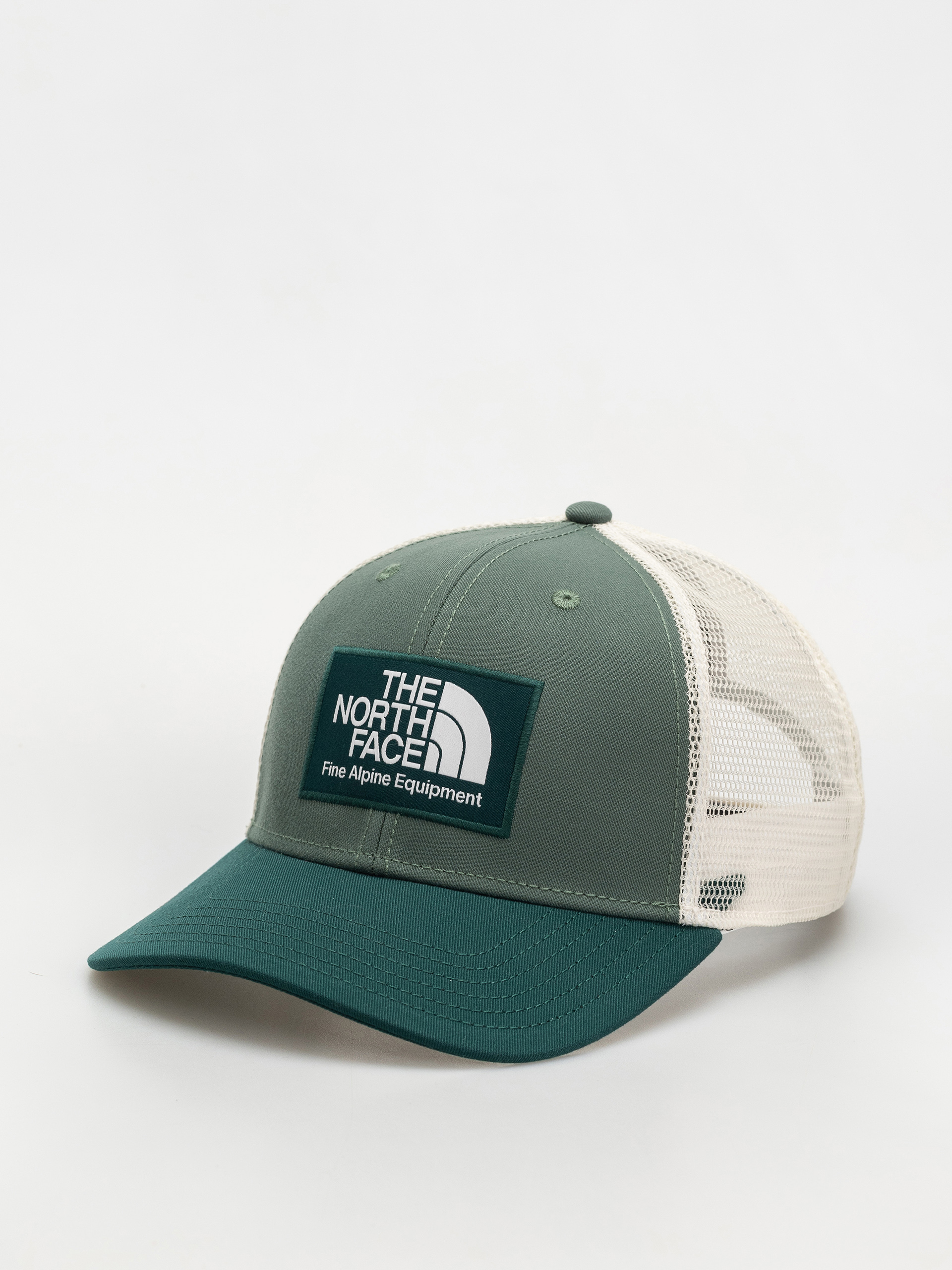 Kšiltovka  The North Face Deep Fit Mudder Trucker (deep nori/duck green)