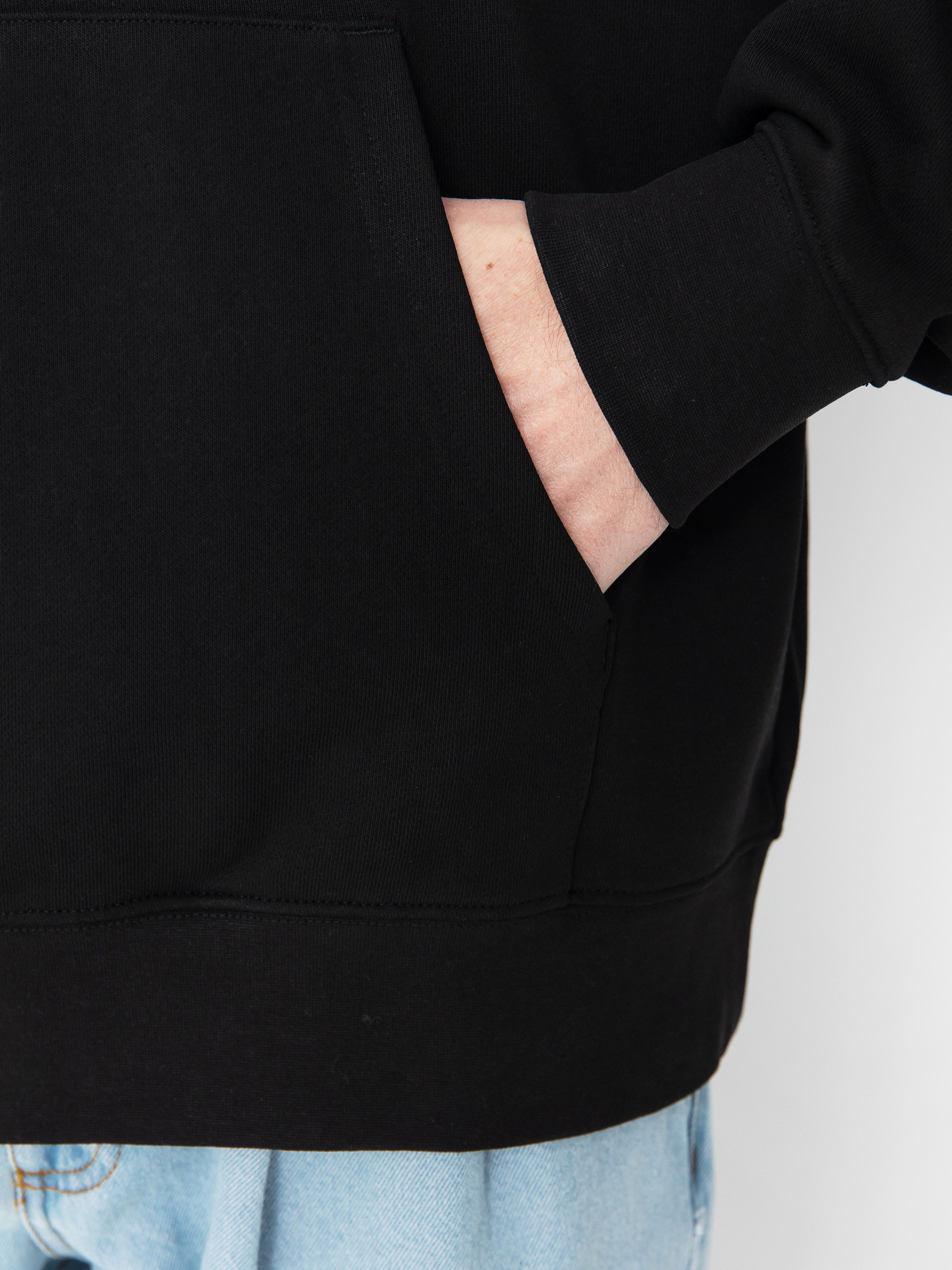 Mikina OBEY Records Sound Waves (black)