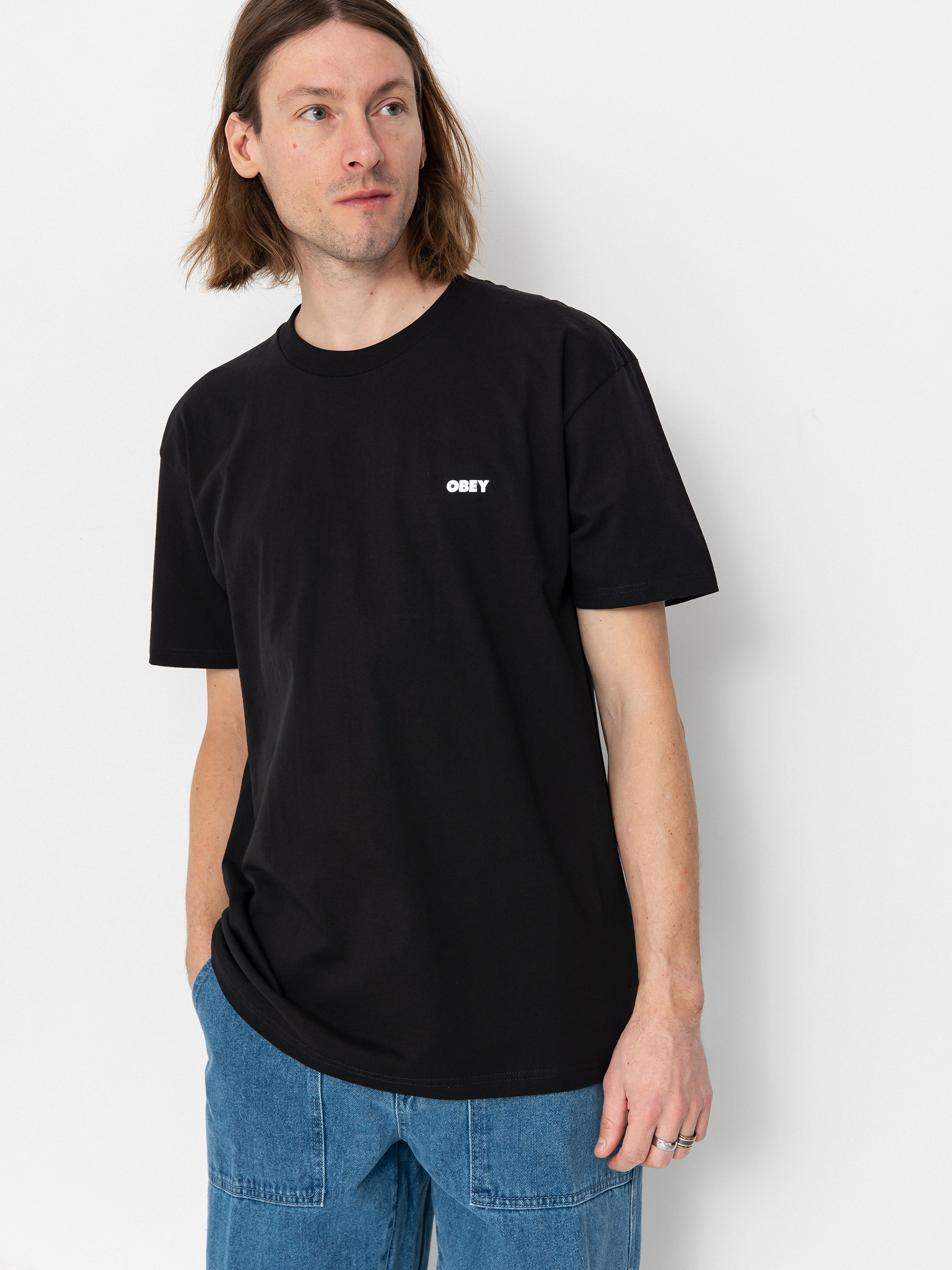 Tričko OBEY Make Art Not War (black)