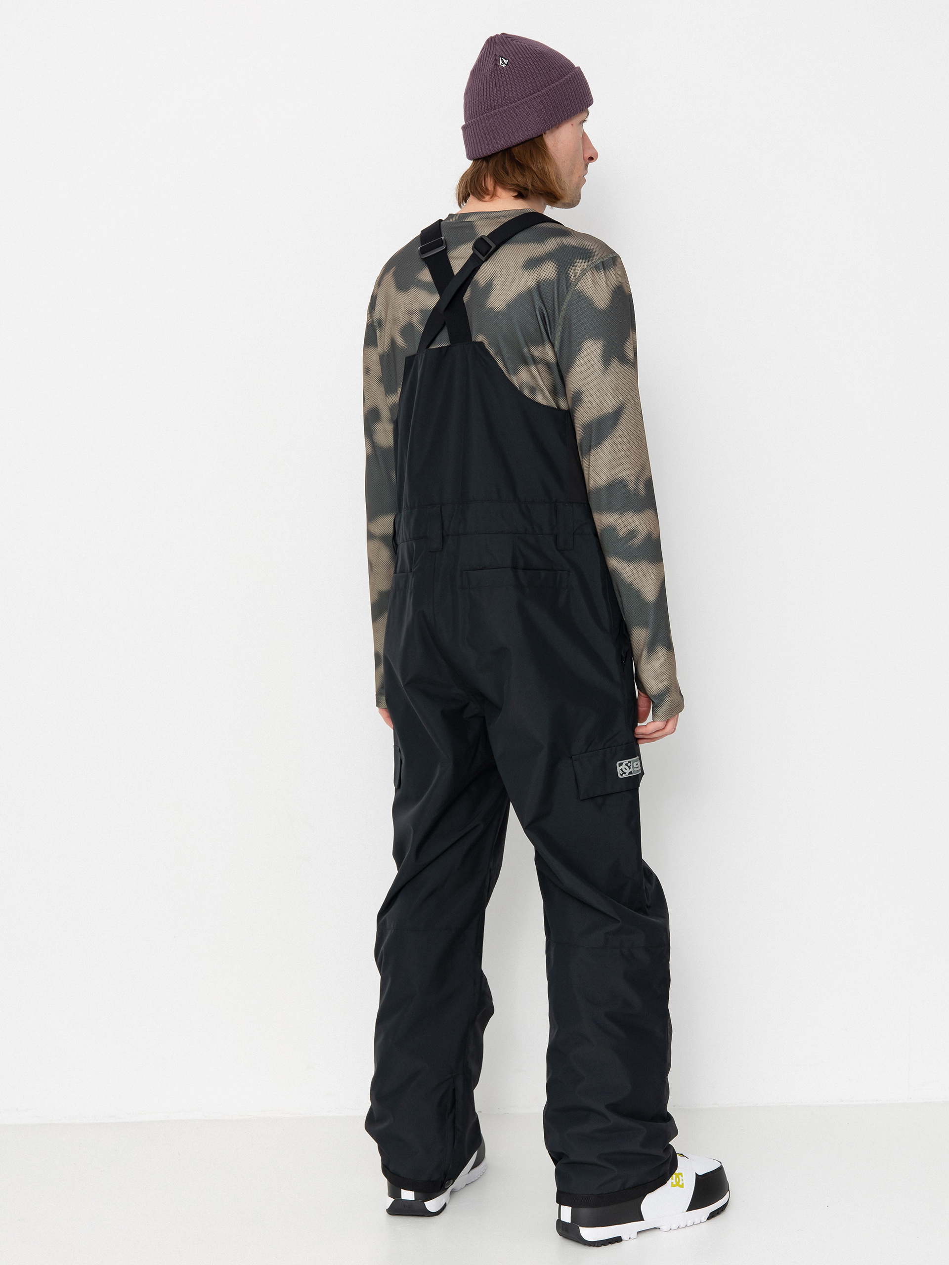 Pánské Snowboardové kalhoty  DC Docile Bib (black)