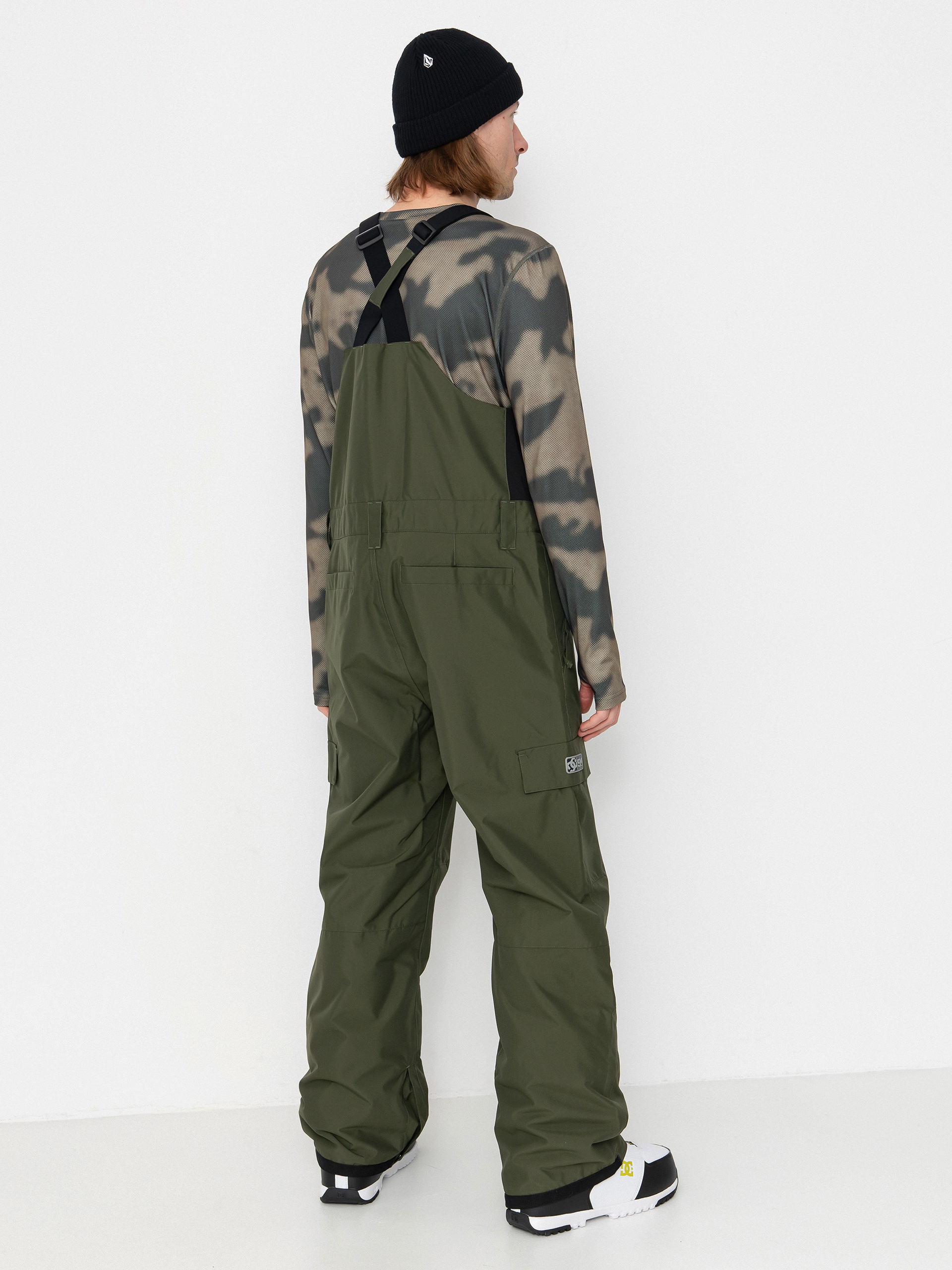 Pánské Snowboardové kalhoty  DC Docile Bib (deep depths)