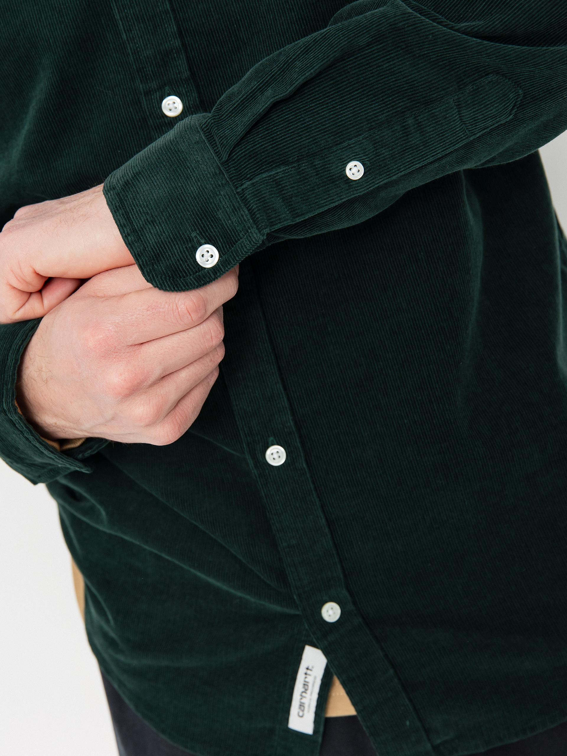 Košile Carhartt WIP Madison Fine Cord (conifer/wax)