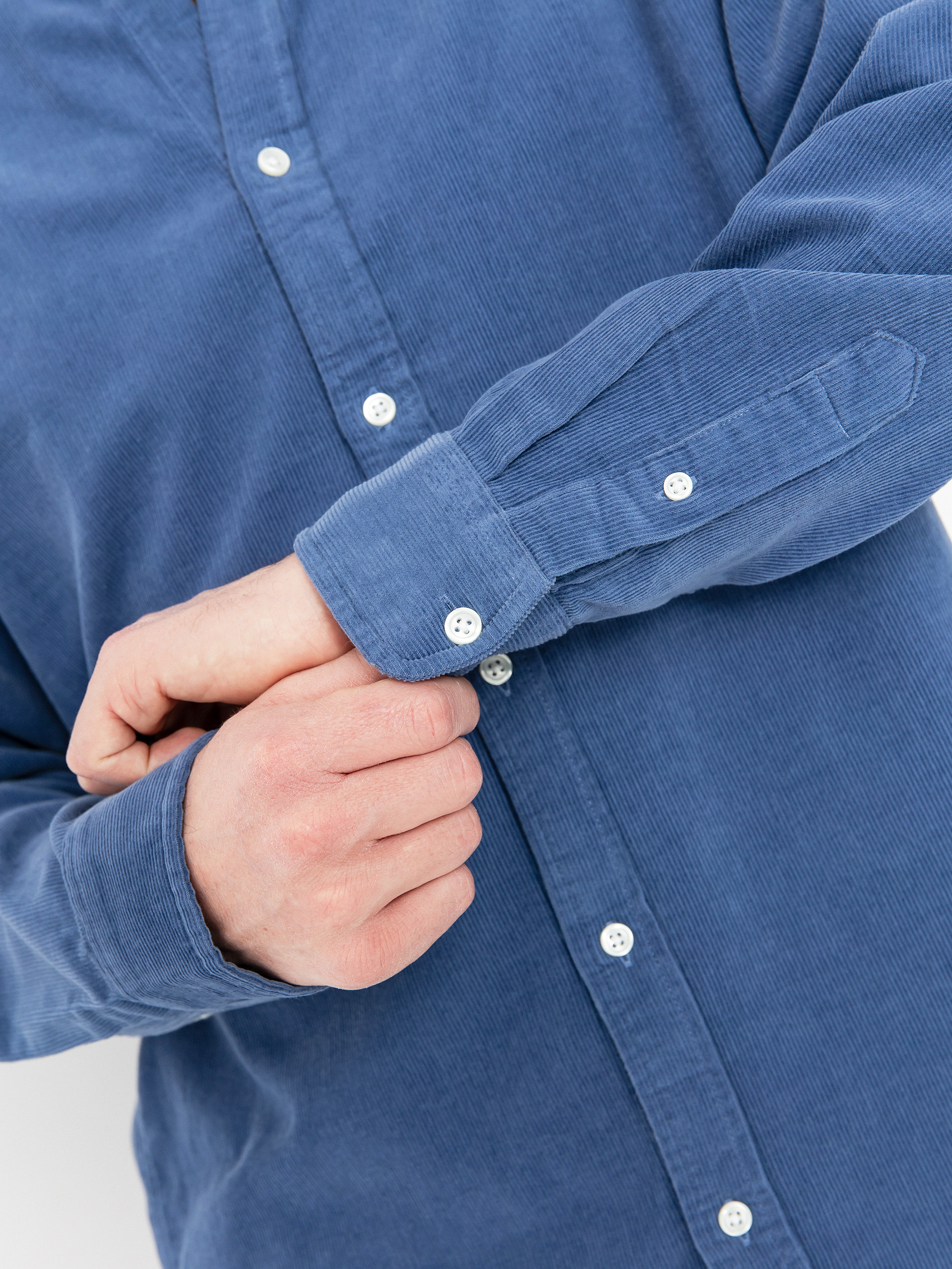 Košile Carhartt WIP Madison Fine Cord (blue iris/wax)