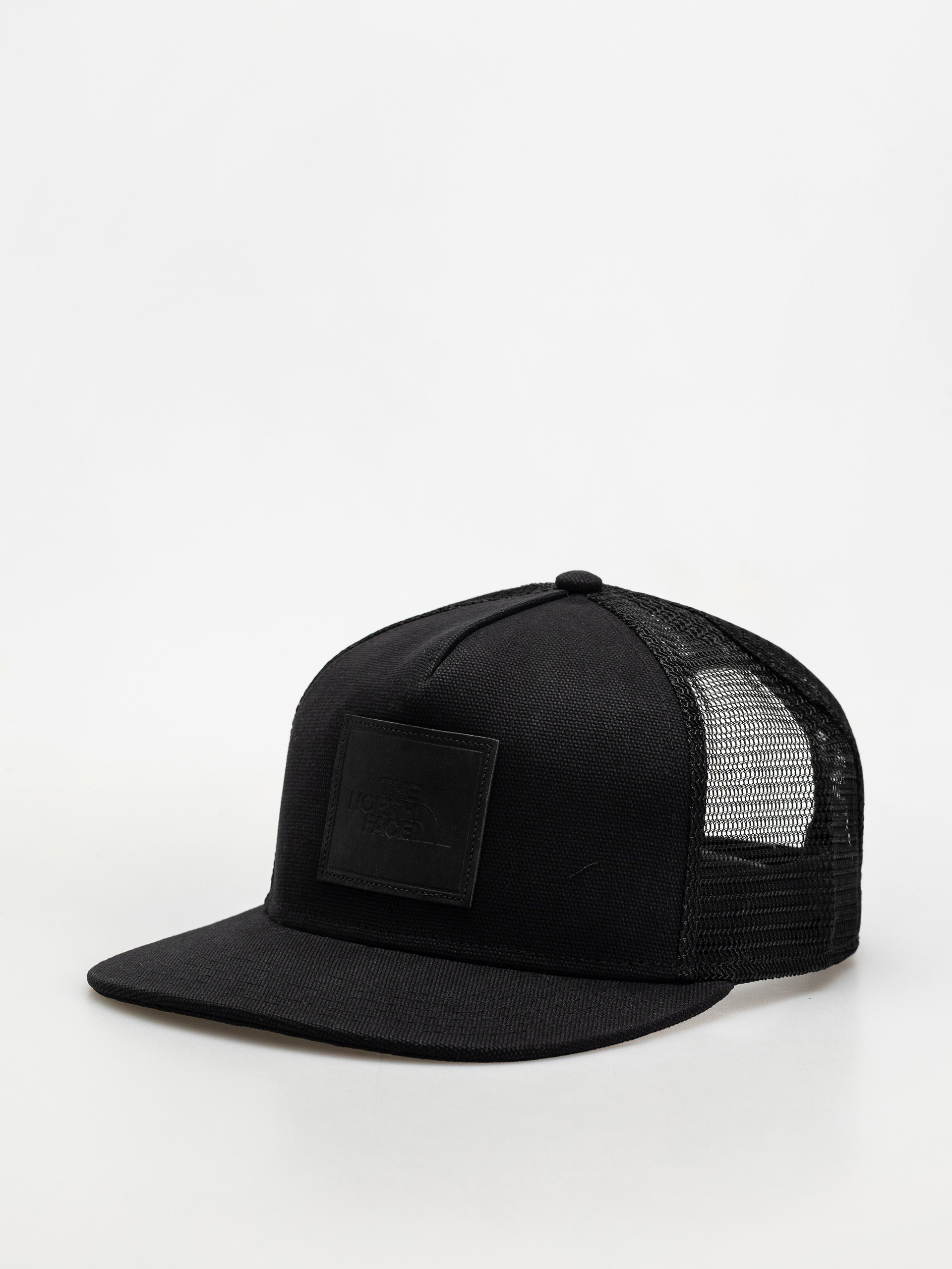 Kšiltovka  The North Face Half Dome Trucker (tnf black/leather patch)