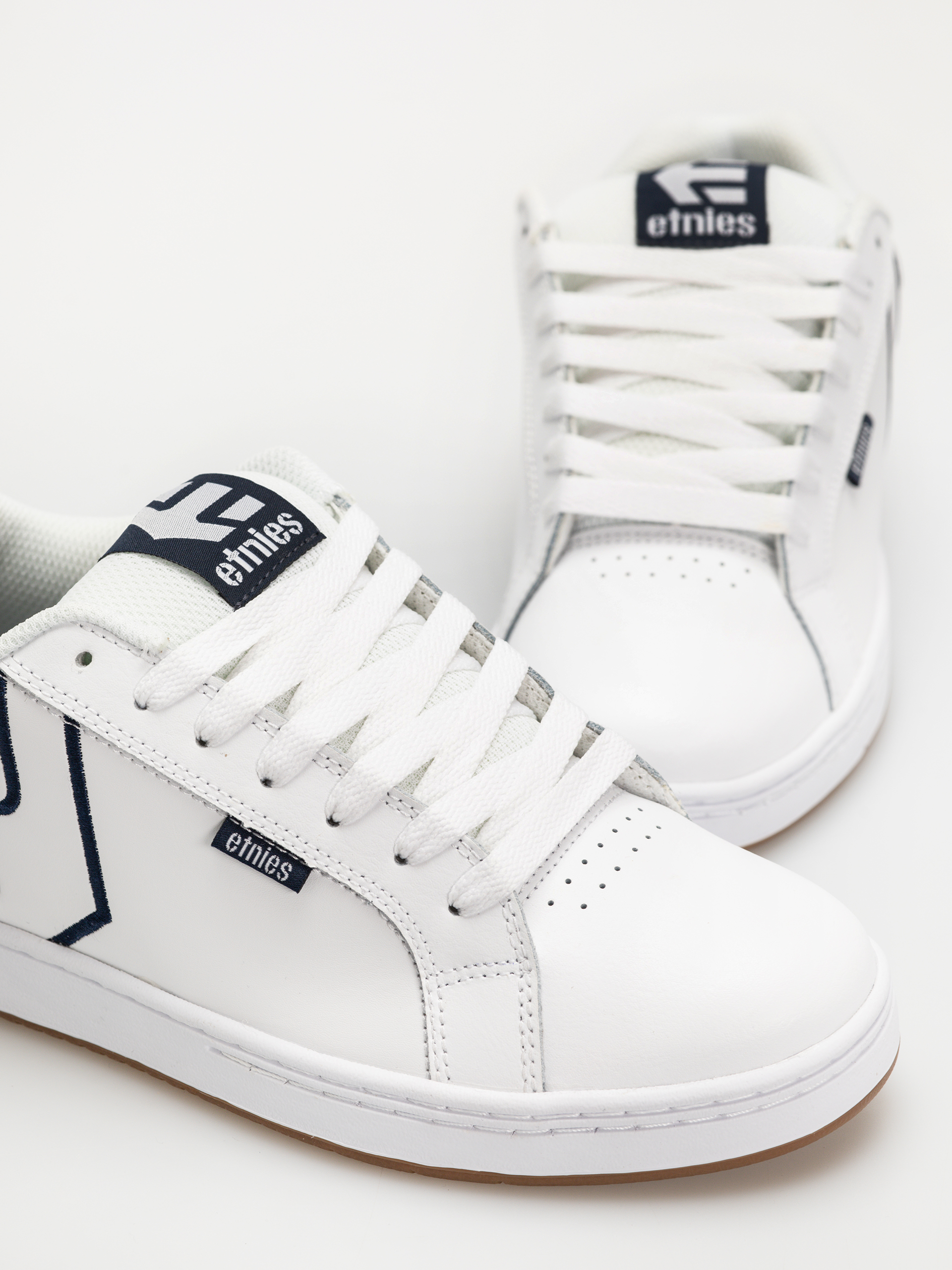 Boty Etnies Fader (white/white/navy)