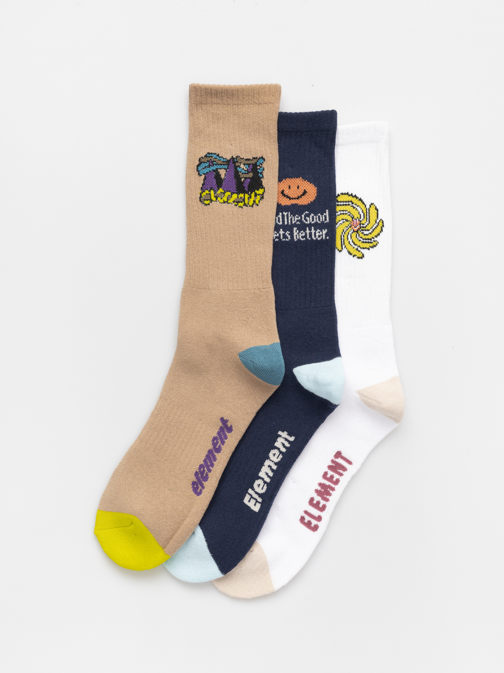 Ponožky Element Mirage Socks 3Pk (multicolor)