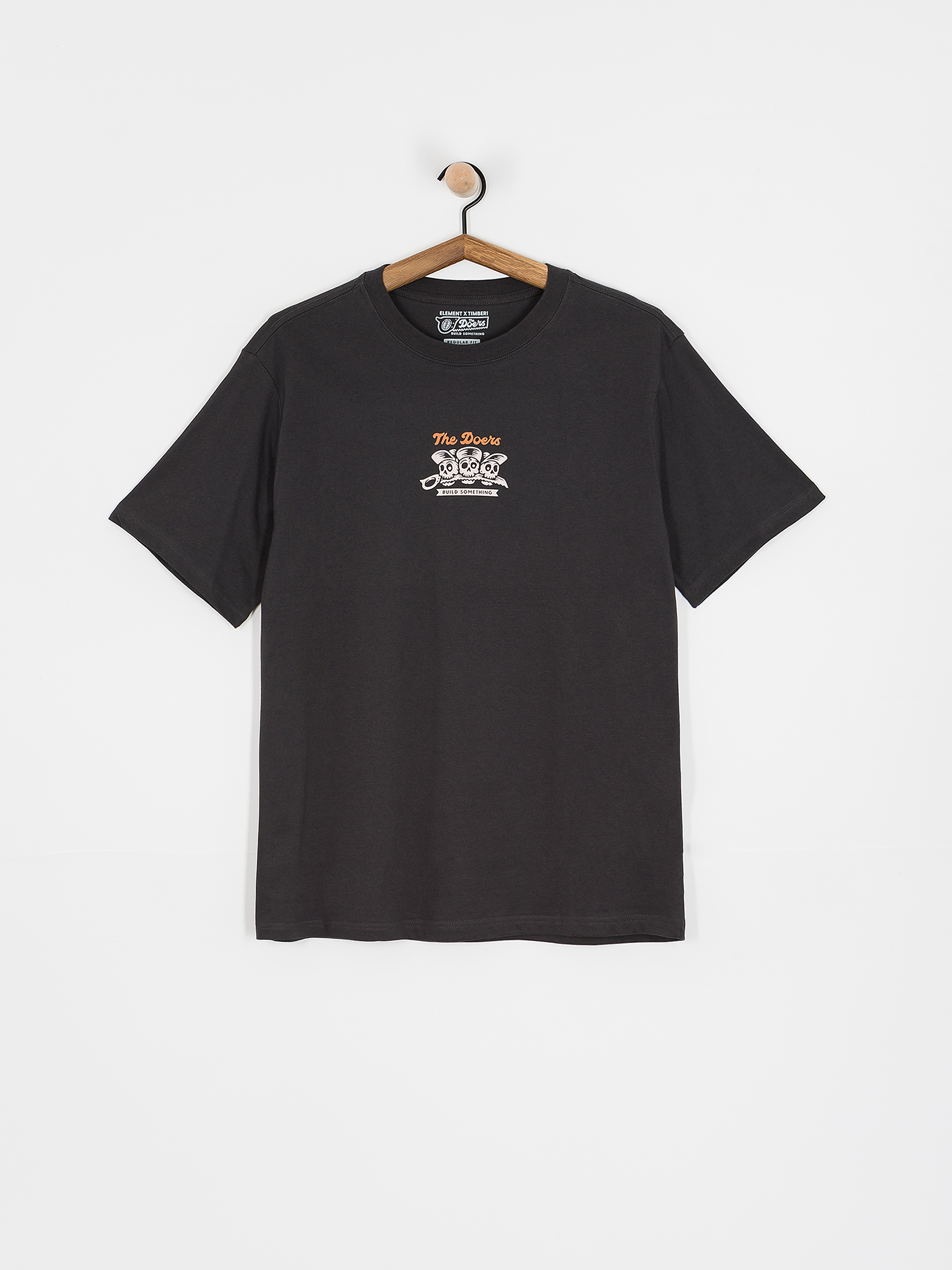 Tričko Element Timber Skeleton Gang (off black)