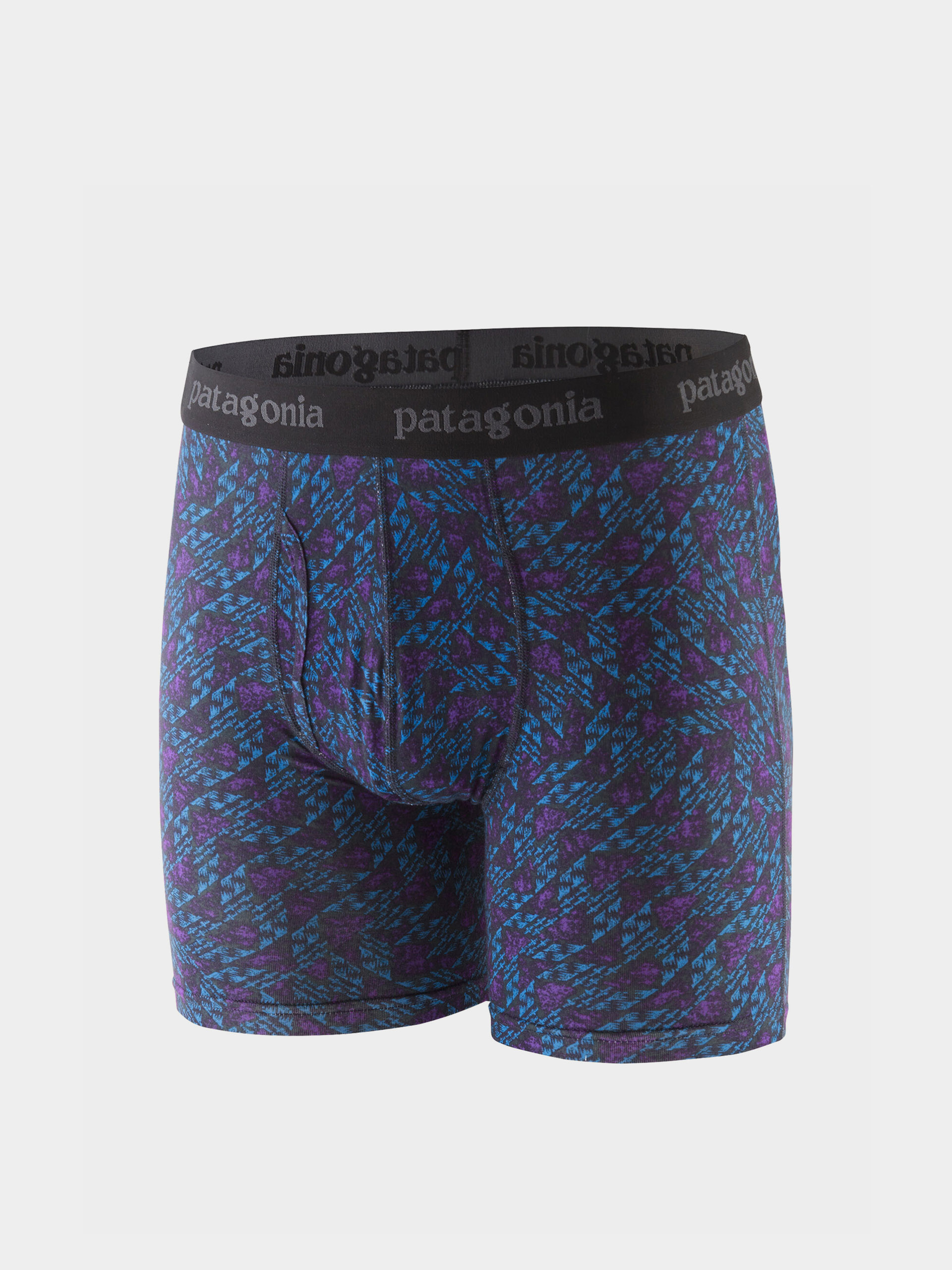 Spodní prádlo Patagonia Essential Boxer Briefs 6in (synched flight/pitch blue)