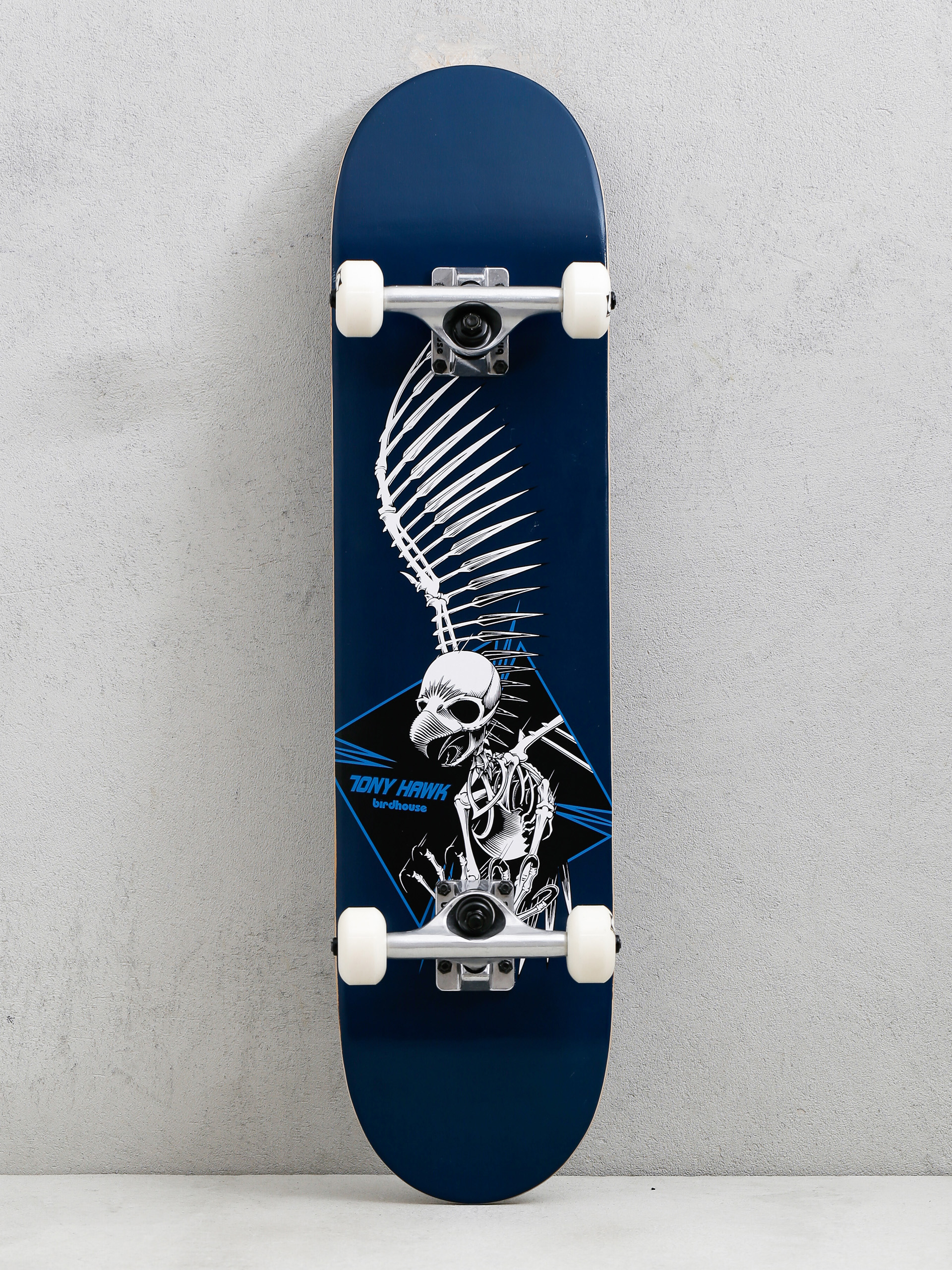 Skateboard Birdhouse Hawk Full Skull 2 (blue)