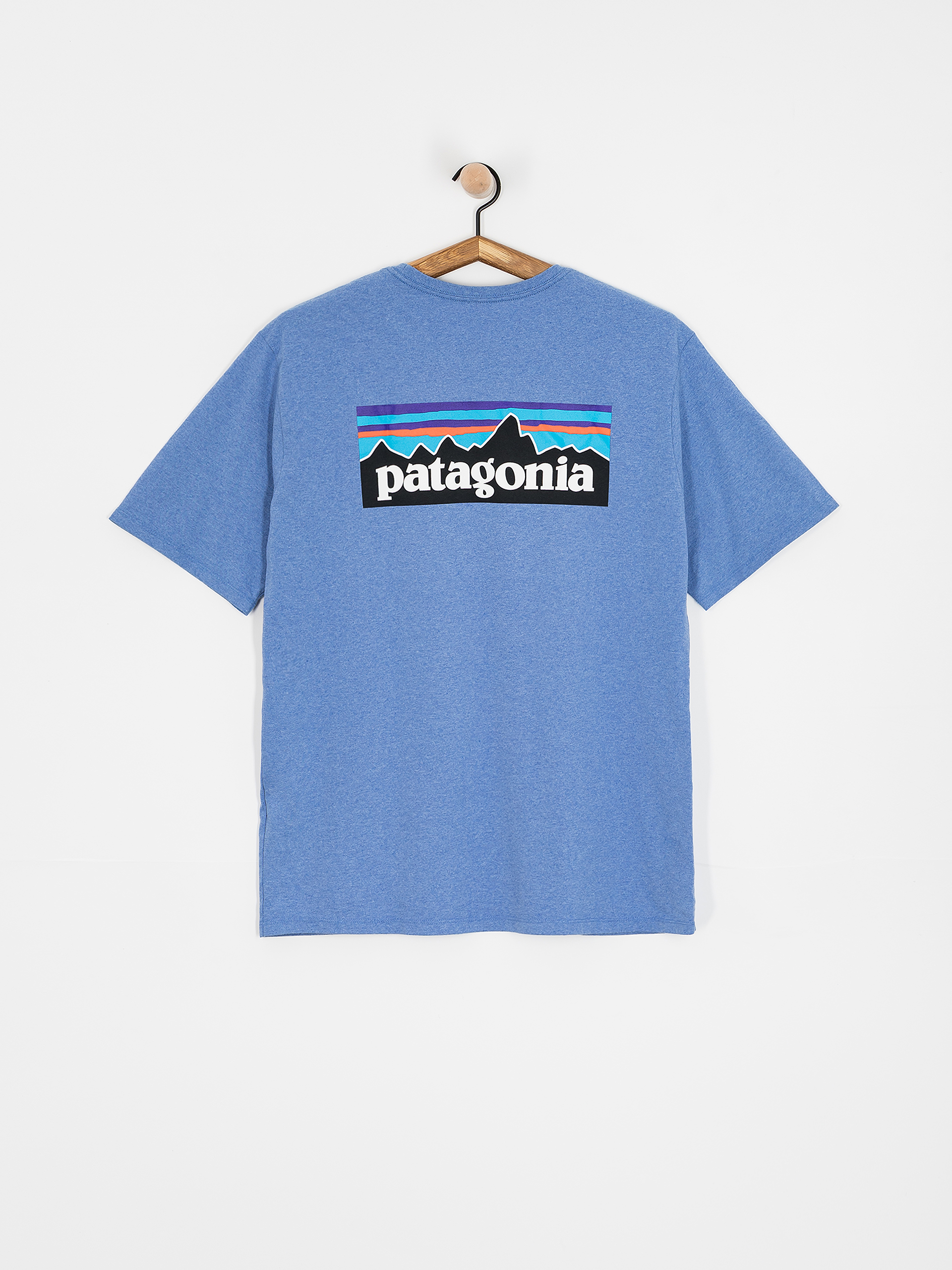 Tričko Patagonia P 6 Logo Responsibili (abundant blue)