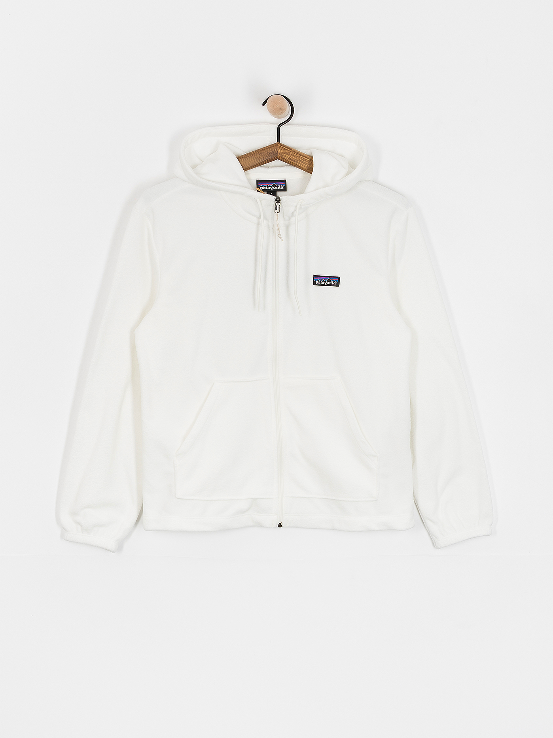 Mikina s kapucí Patagonia Micro D ZHD Wmn (birch white)