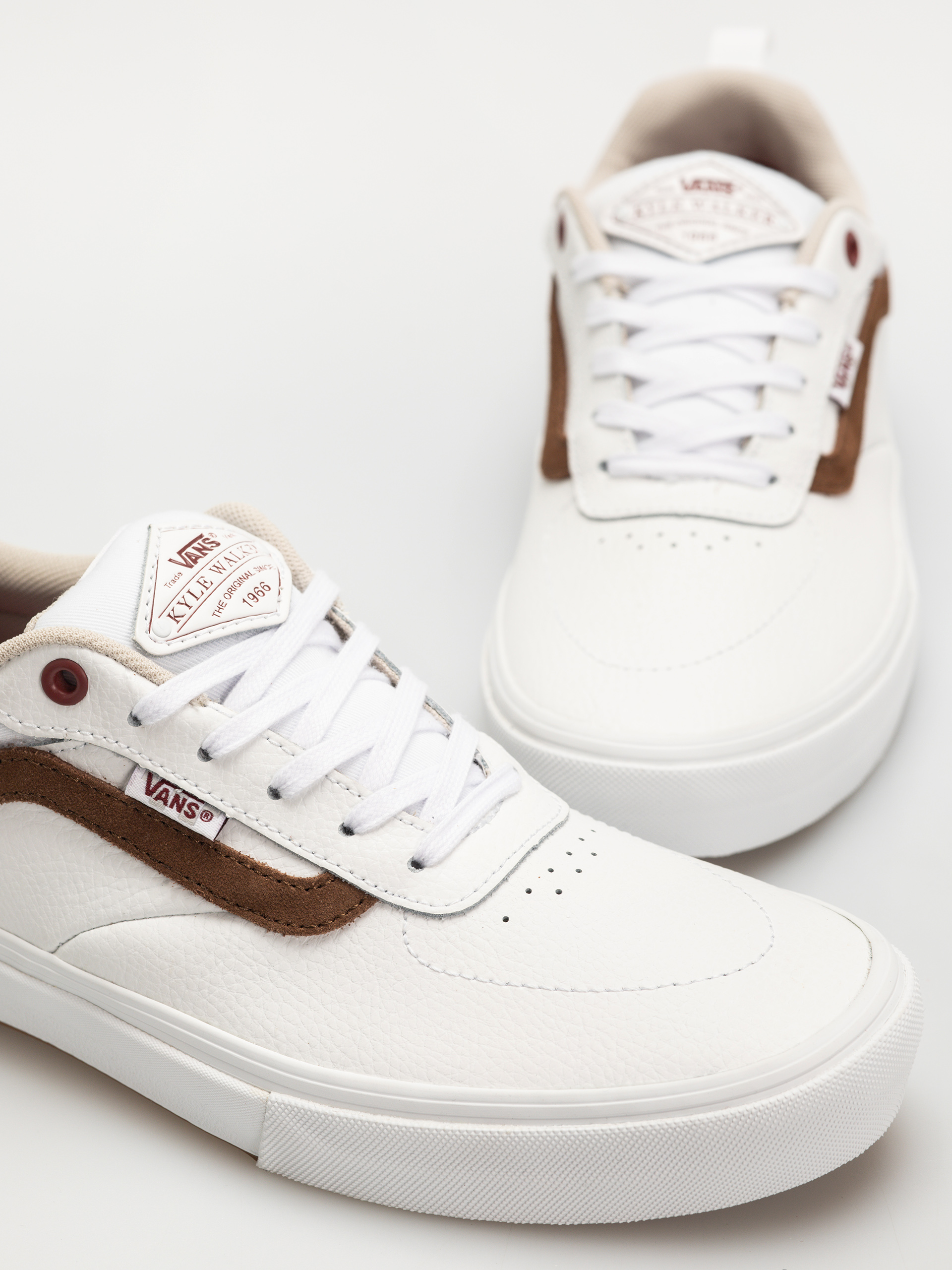Boty Vans Skate Kyle Walker (leather white/red)