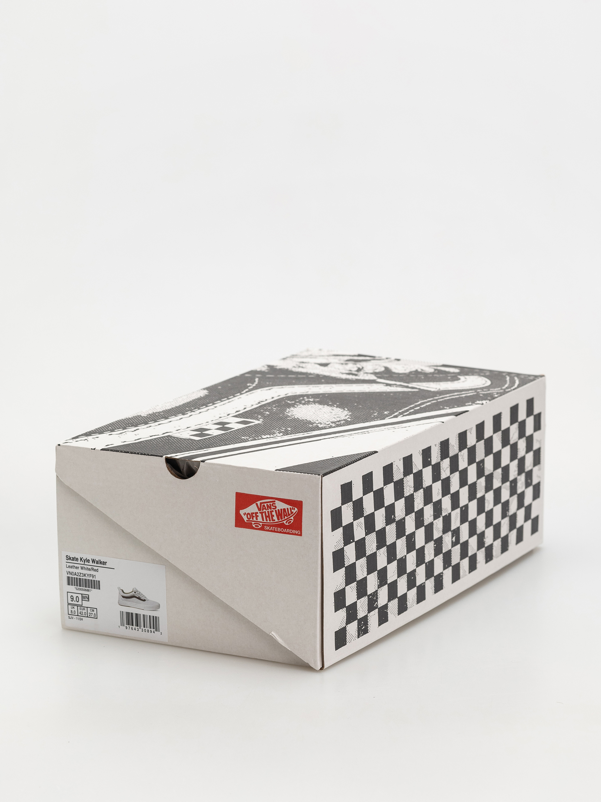 Boty Vans Skate Kyle Walker (leather white/red)