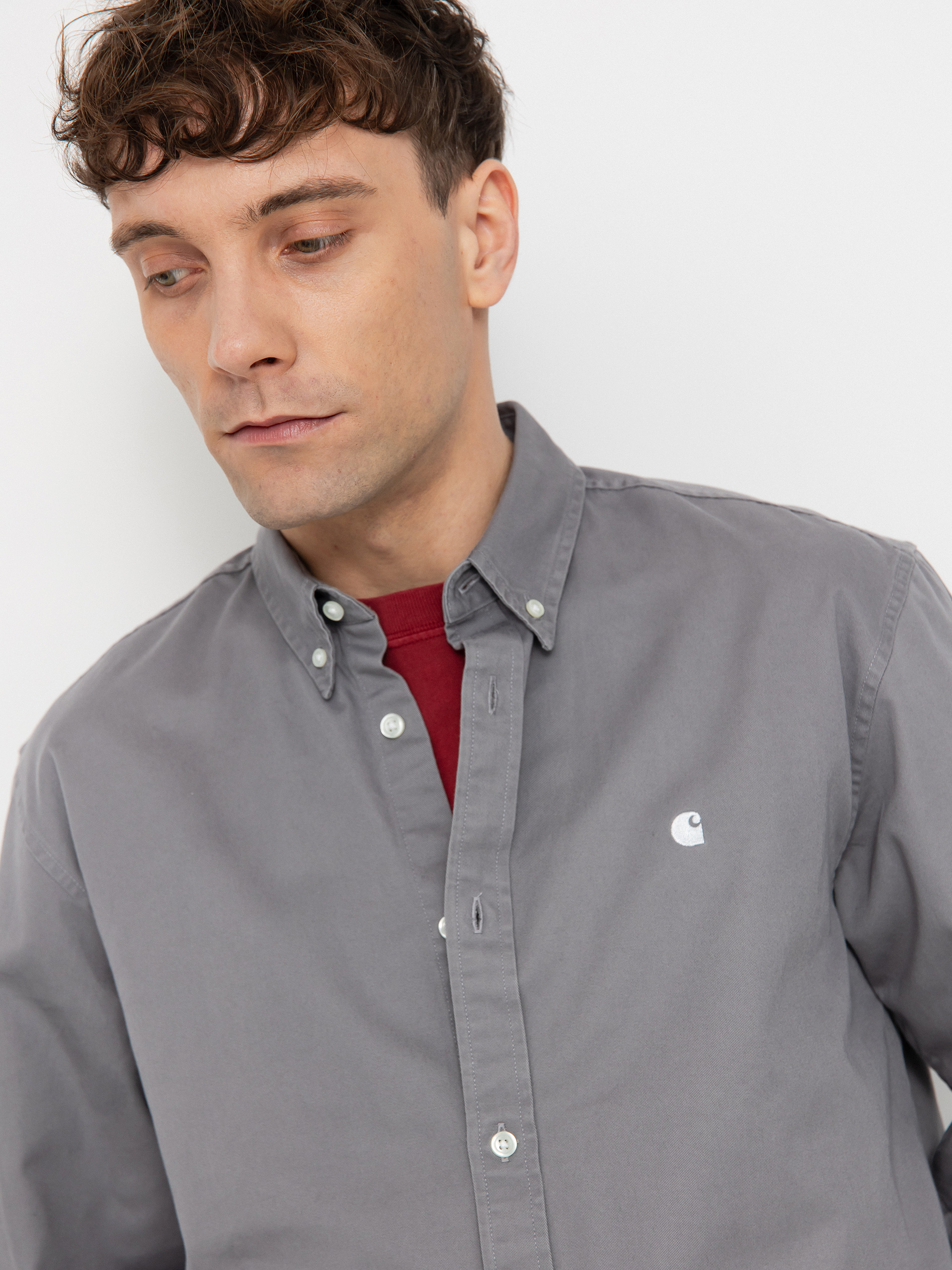 Košile Carhartt WIP Madison (yosemite/white)