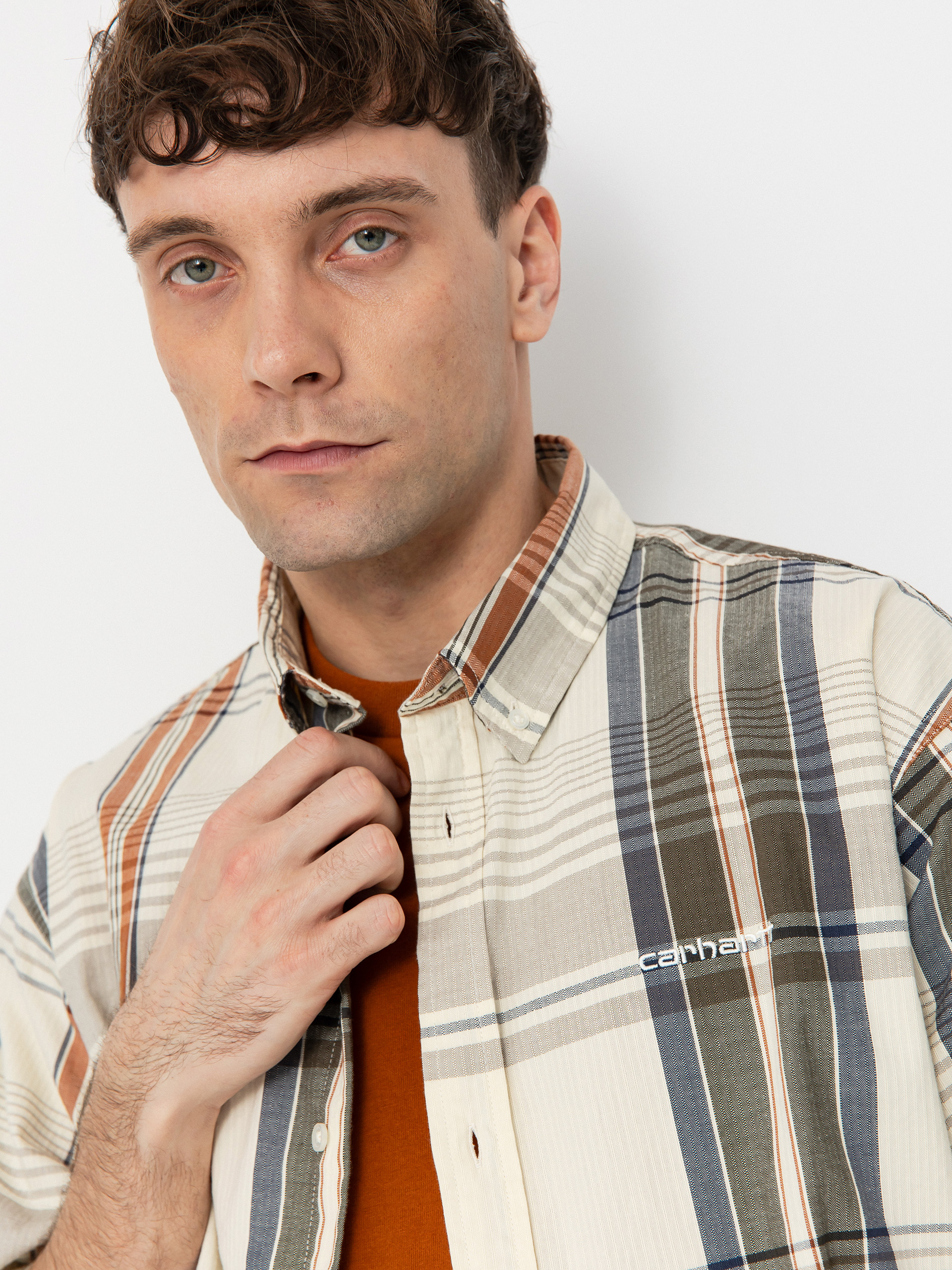 Košile Carhartt WIP Roslin (roslin check/natural/wax)