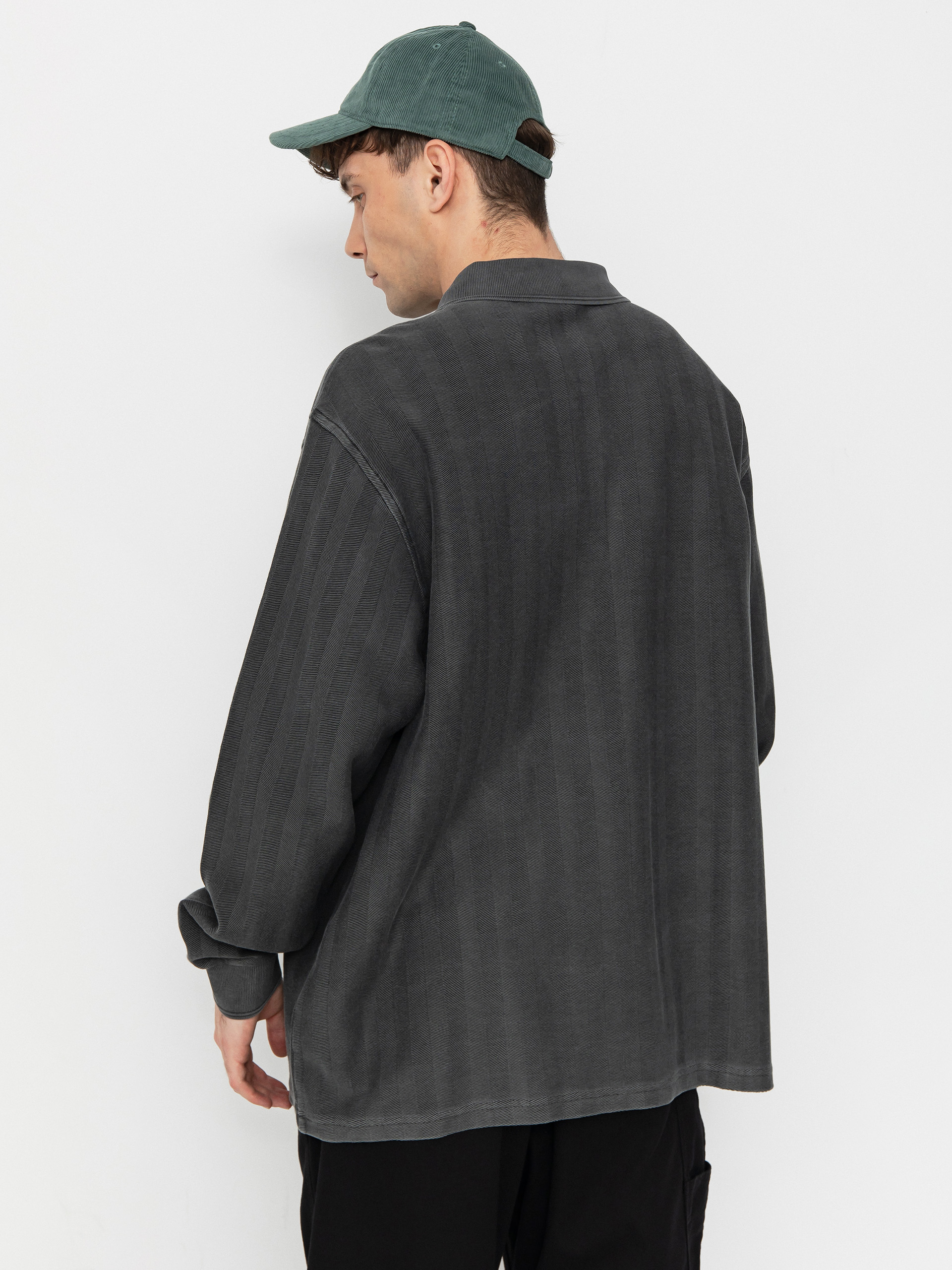 Košile Carhartt WIP Morrison Rugby (black)