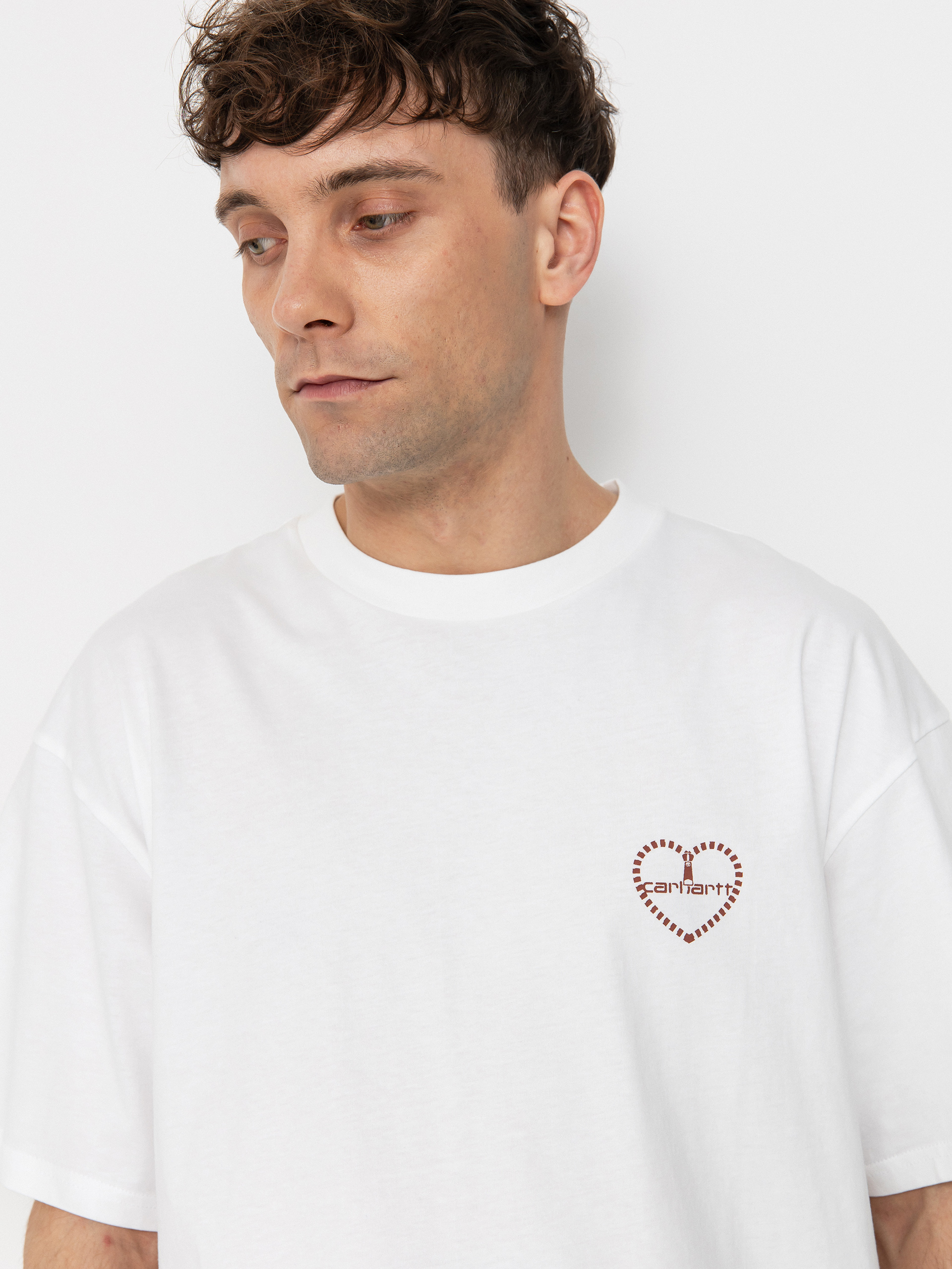 Tričko Carhartt WIP Furoshiki (white/red)