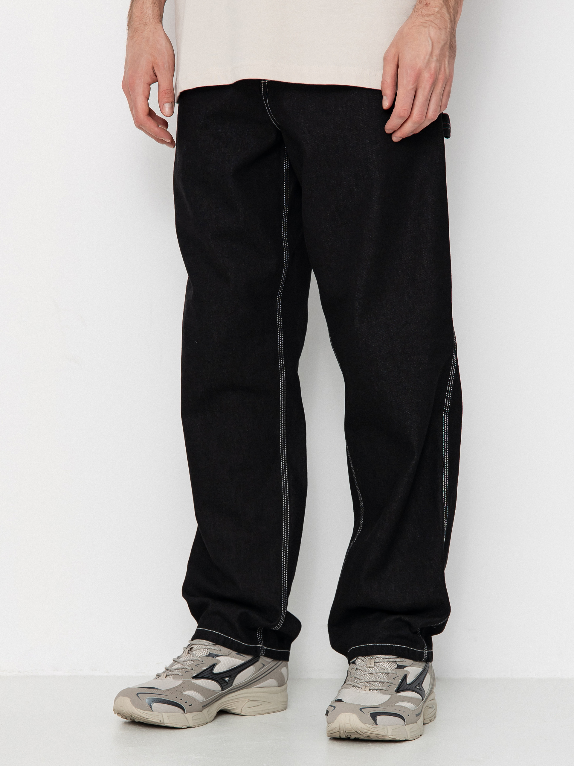 Kalhoty Carhartt WIP Single Knee (black)