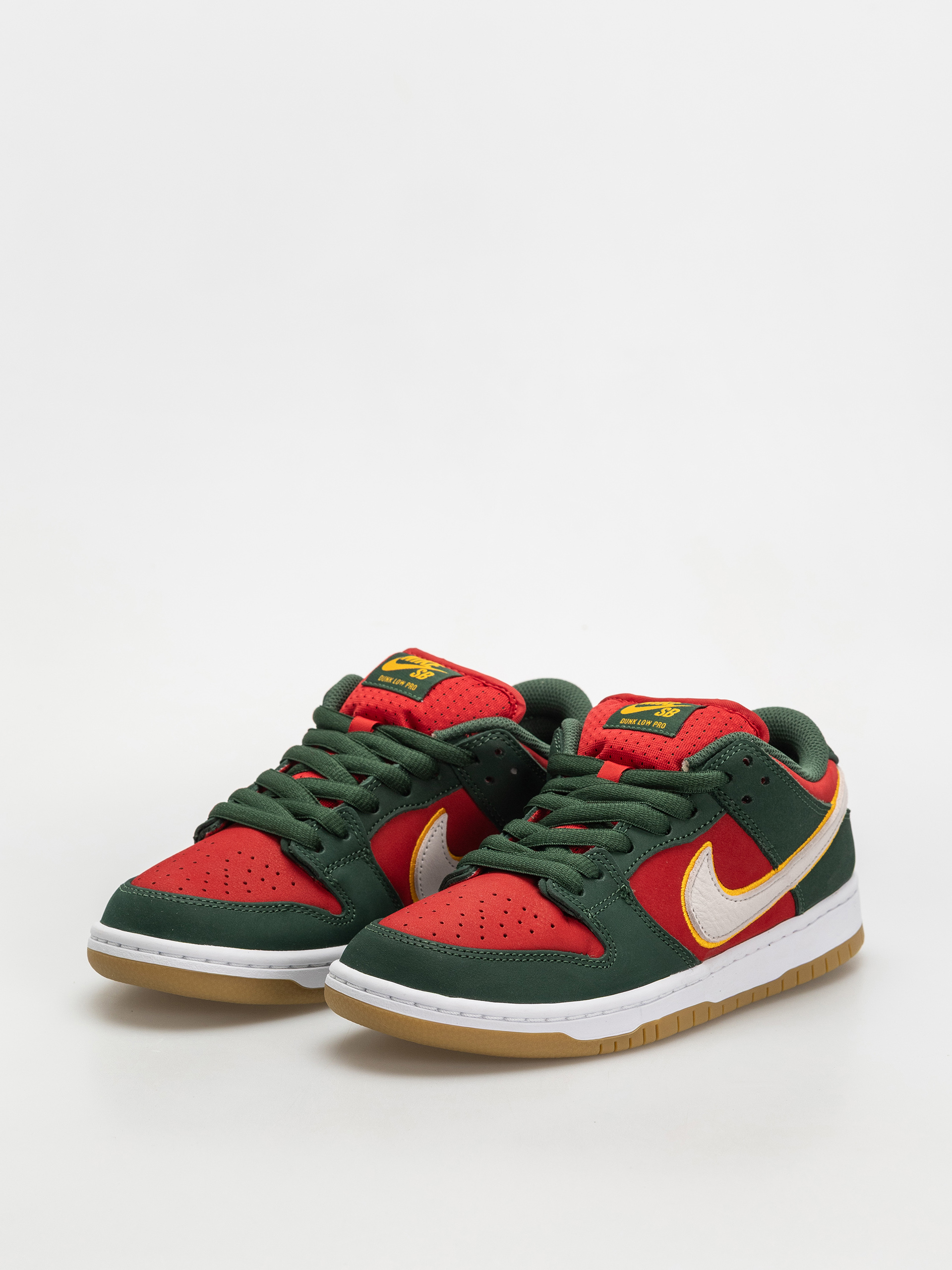 Boty Nike SB Dunk Low Pro Prm (fir/white university gold fire red)