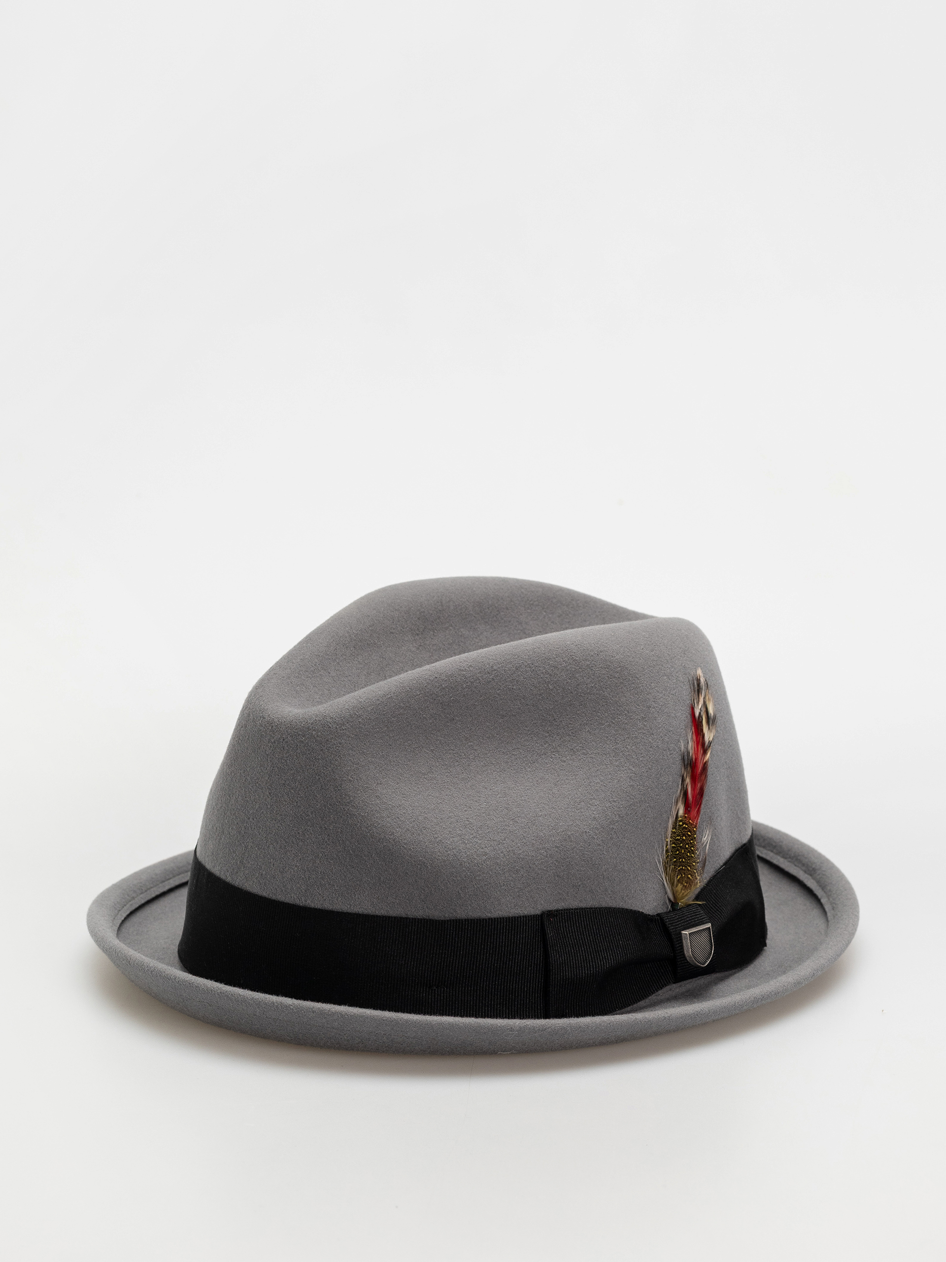 Klobouk Brixton Gain Fedora (grey/black)