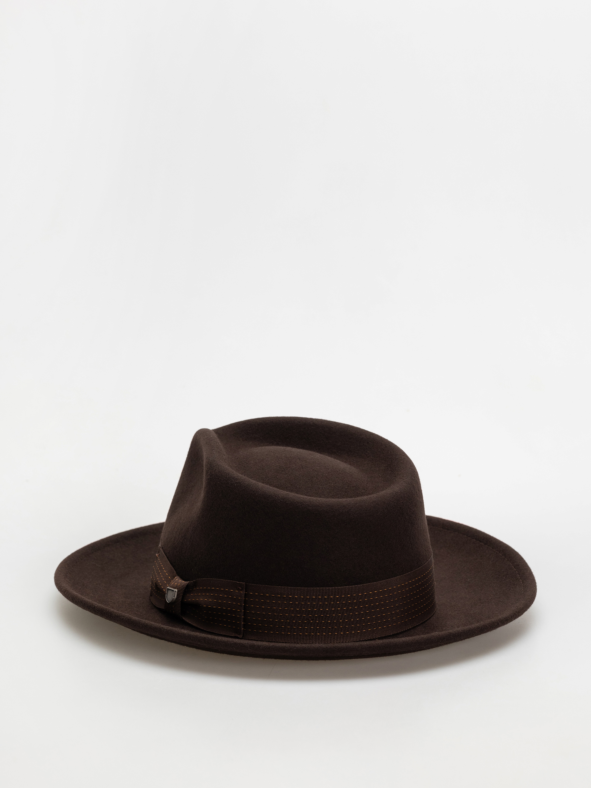 Klobouk Brixton Swindle Convertabrim Fedora (dark brown/chocolate)