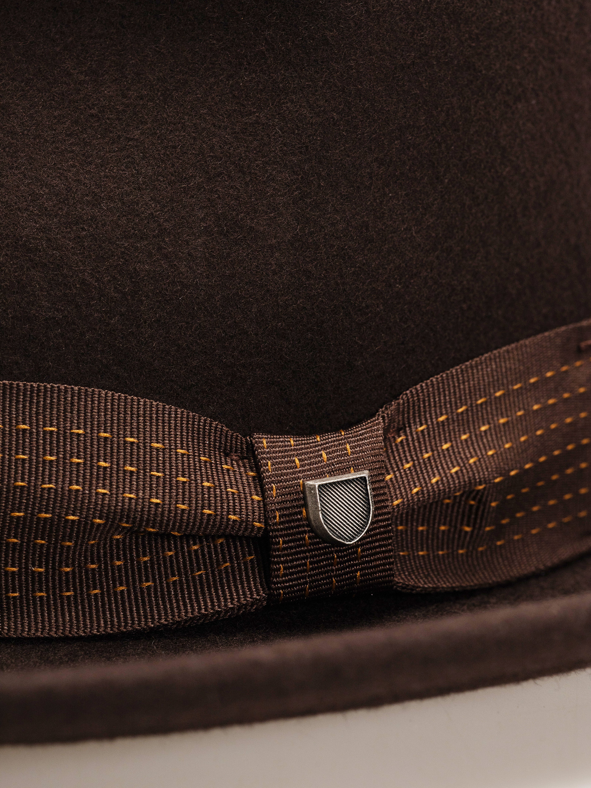 Klobouk Brixton Swindle Convertabrim Fedora (dark brown/chocolate)