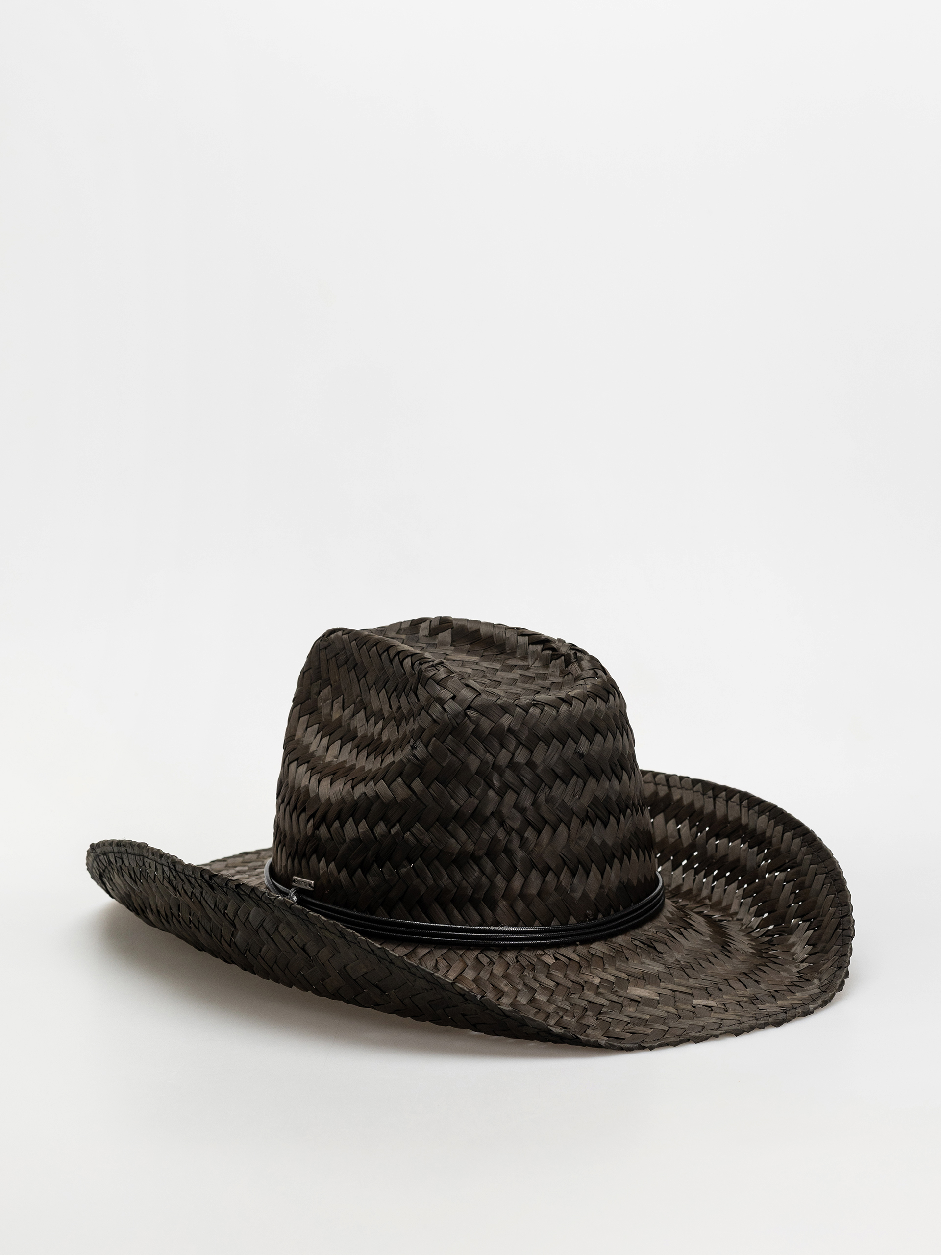 Klobouk Brixton Houston II Straw Cowboy (black)