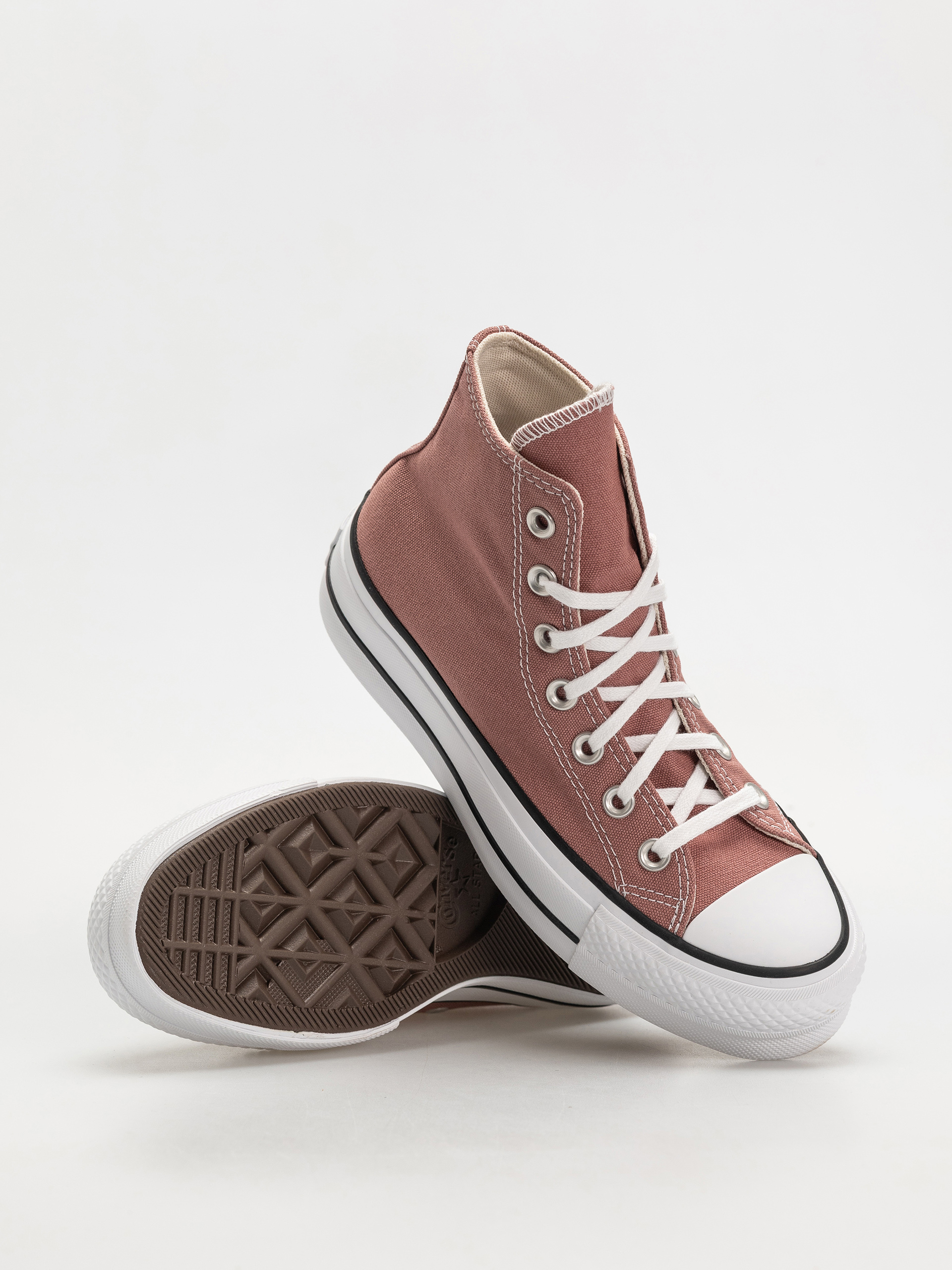 Tenisky Converse Chuck Taylor All Star Lift Hi Wmn (light saddle/natural ivory)