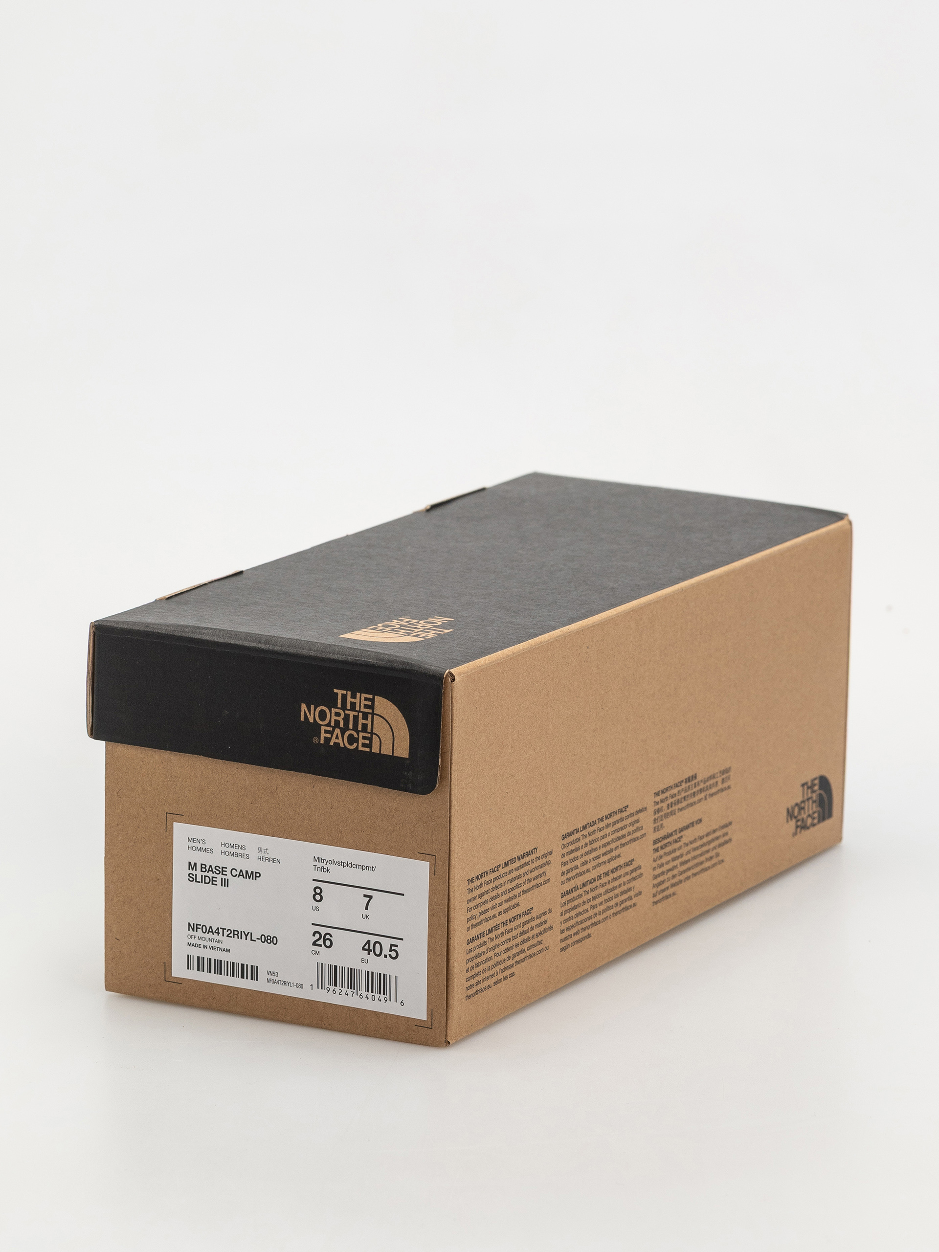 Plážovky The North Face Base Camp III (mltryolvstpldcmprnt/tnf black)