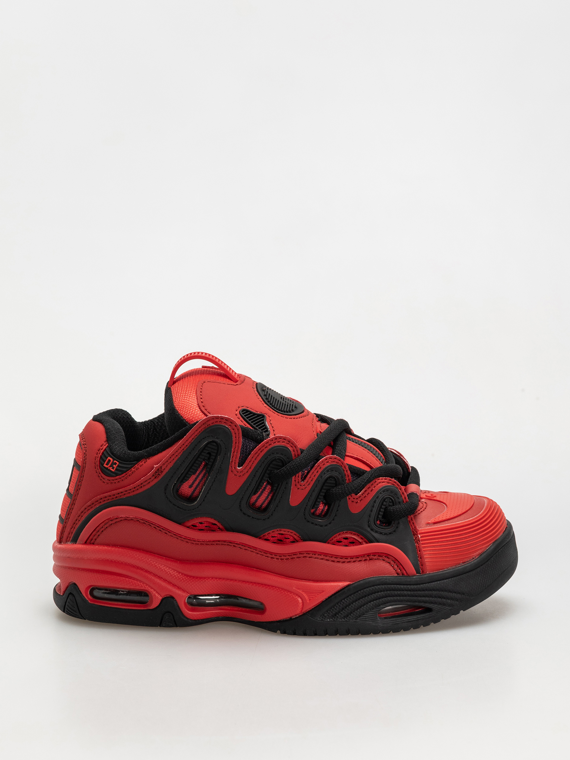 Boty Osiris D3 2001 (red/black/red)