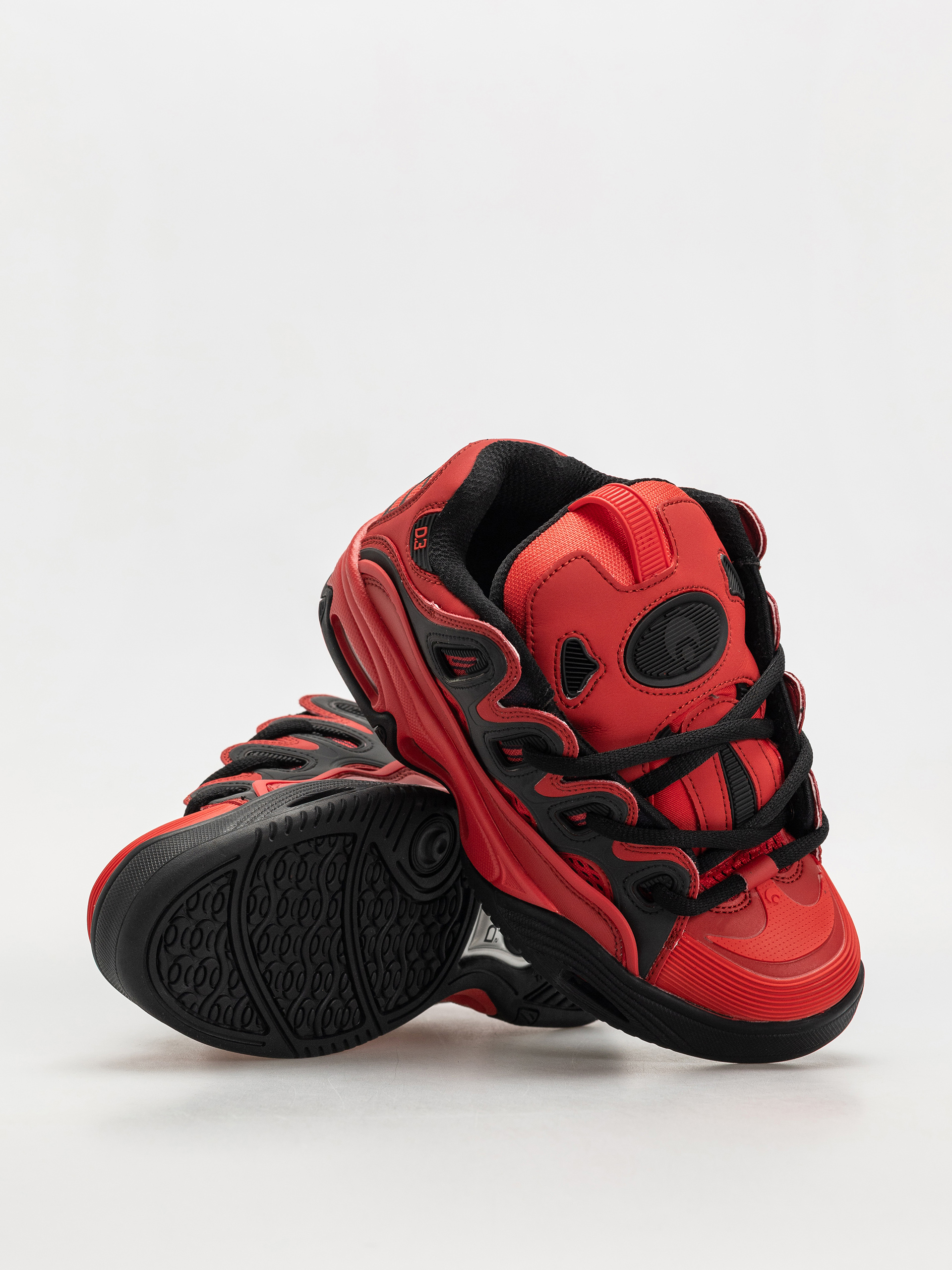 Boty Osiris D3 2001 (red/black/red)