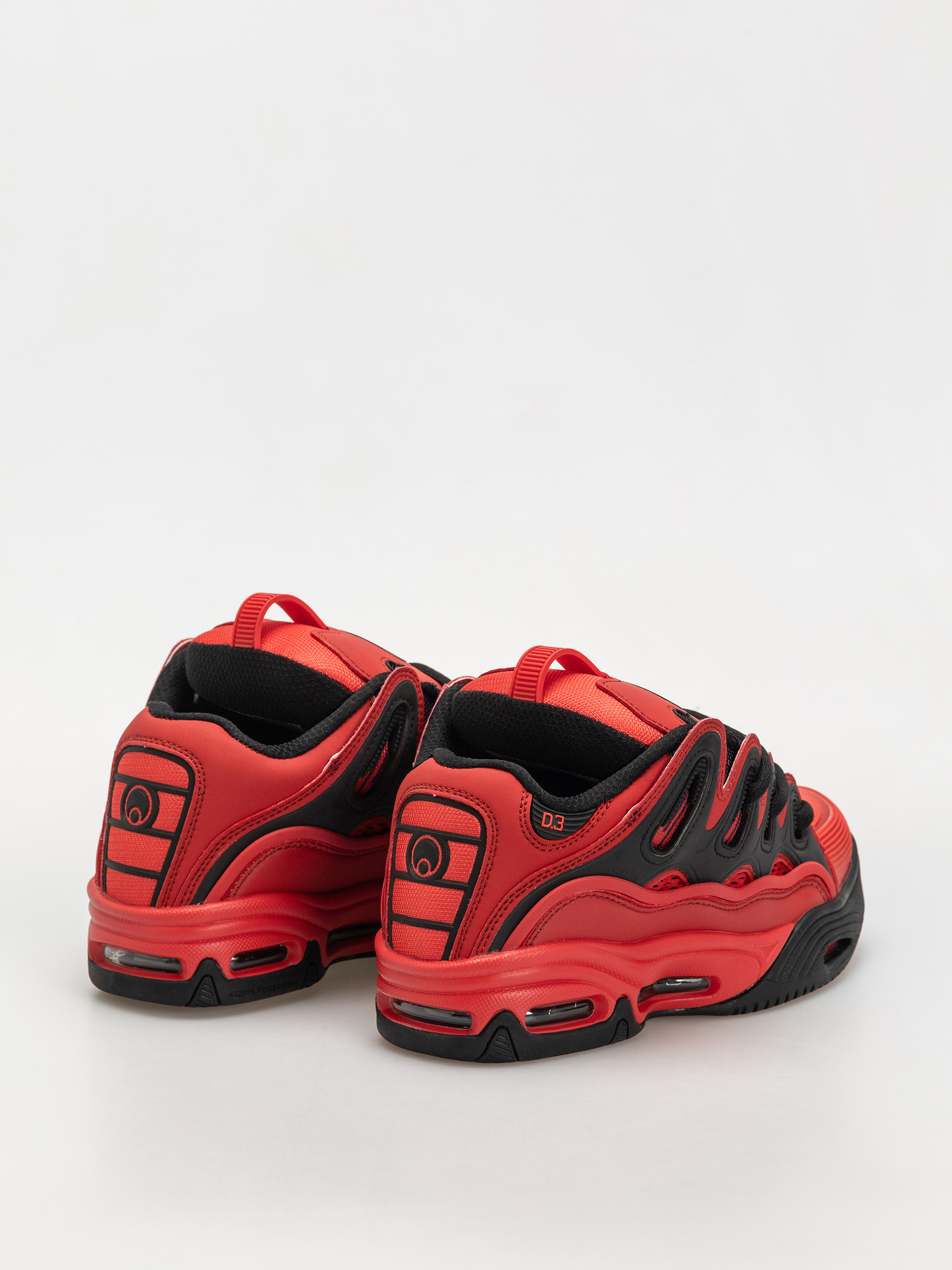 Boty Osiris D3 2001 (red/black/red)