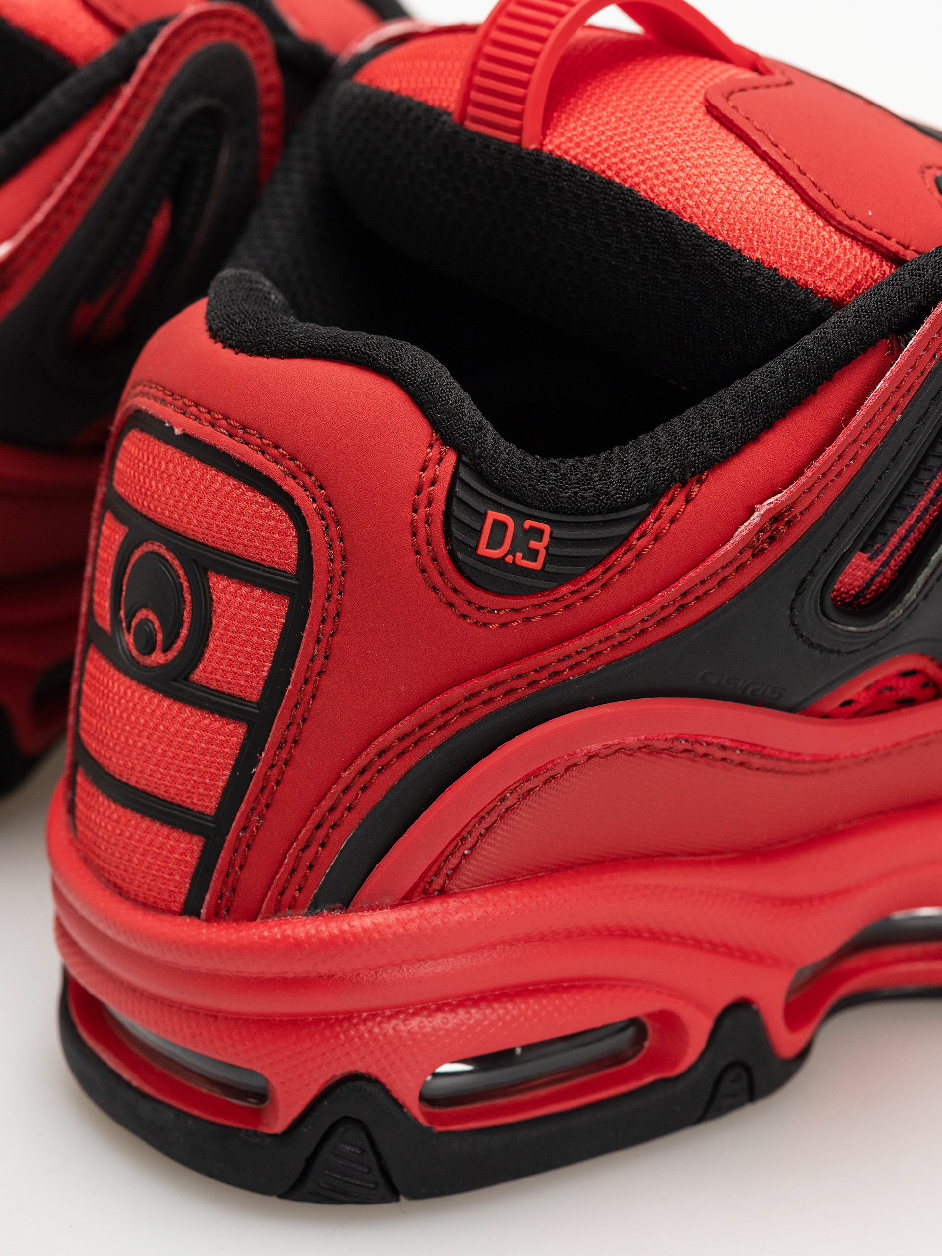 Boty Osiris D3 2001 (red/black/red)