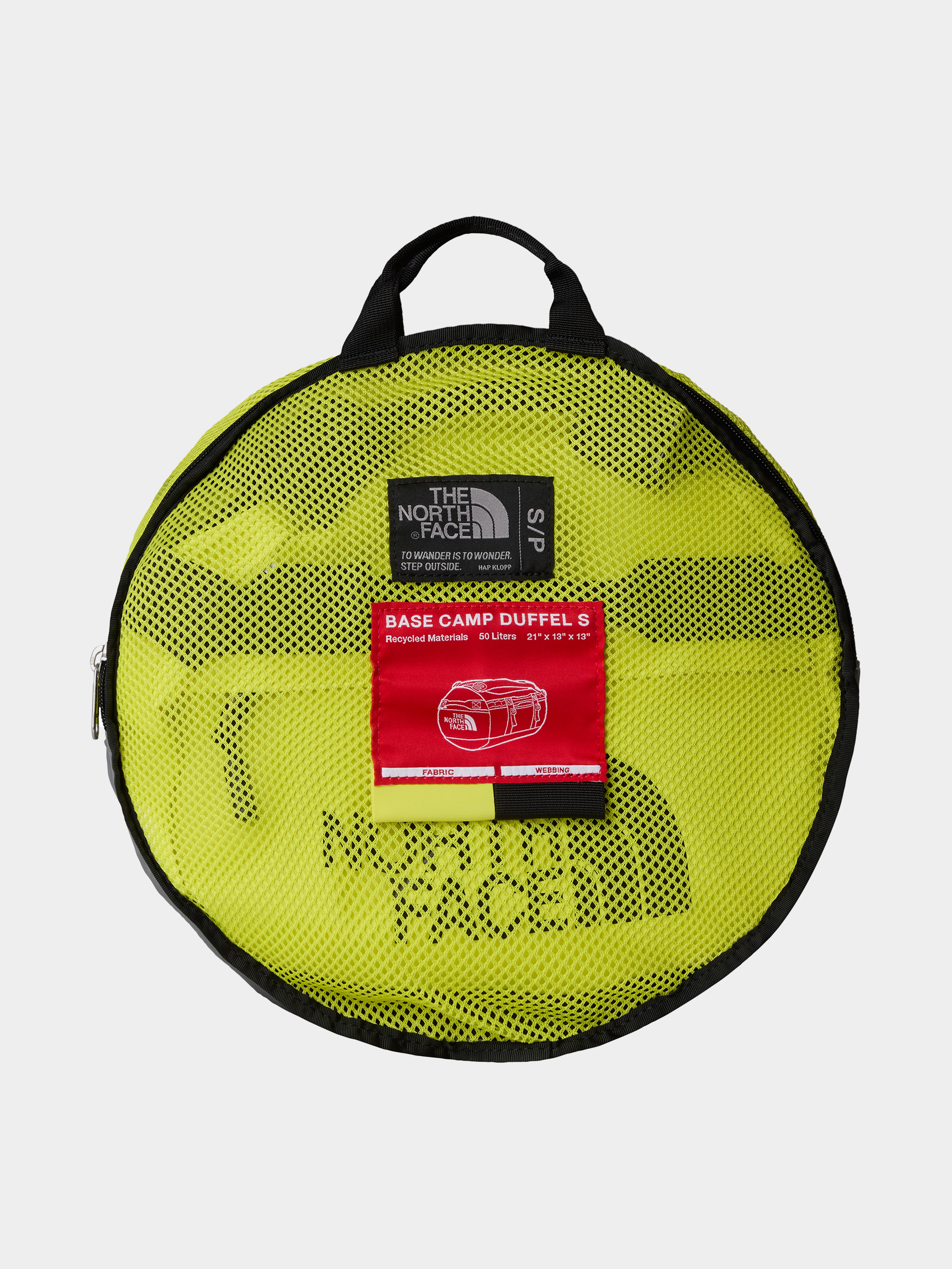 Taška The North Face Base Camp Duffel S (sulphur spring green/tnf black)