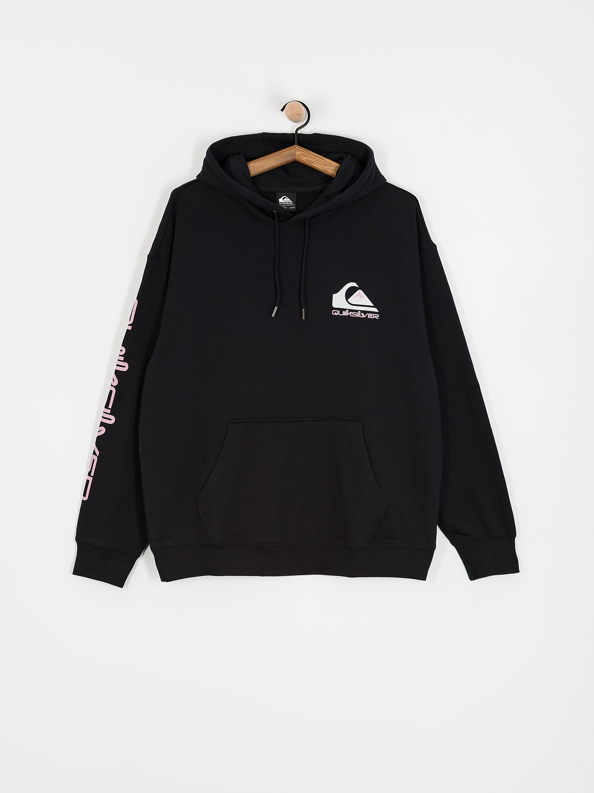 Mikina s kapucí Quiksilver Omni Logo HD (black)