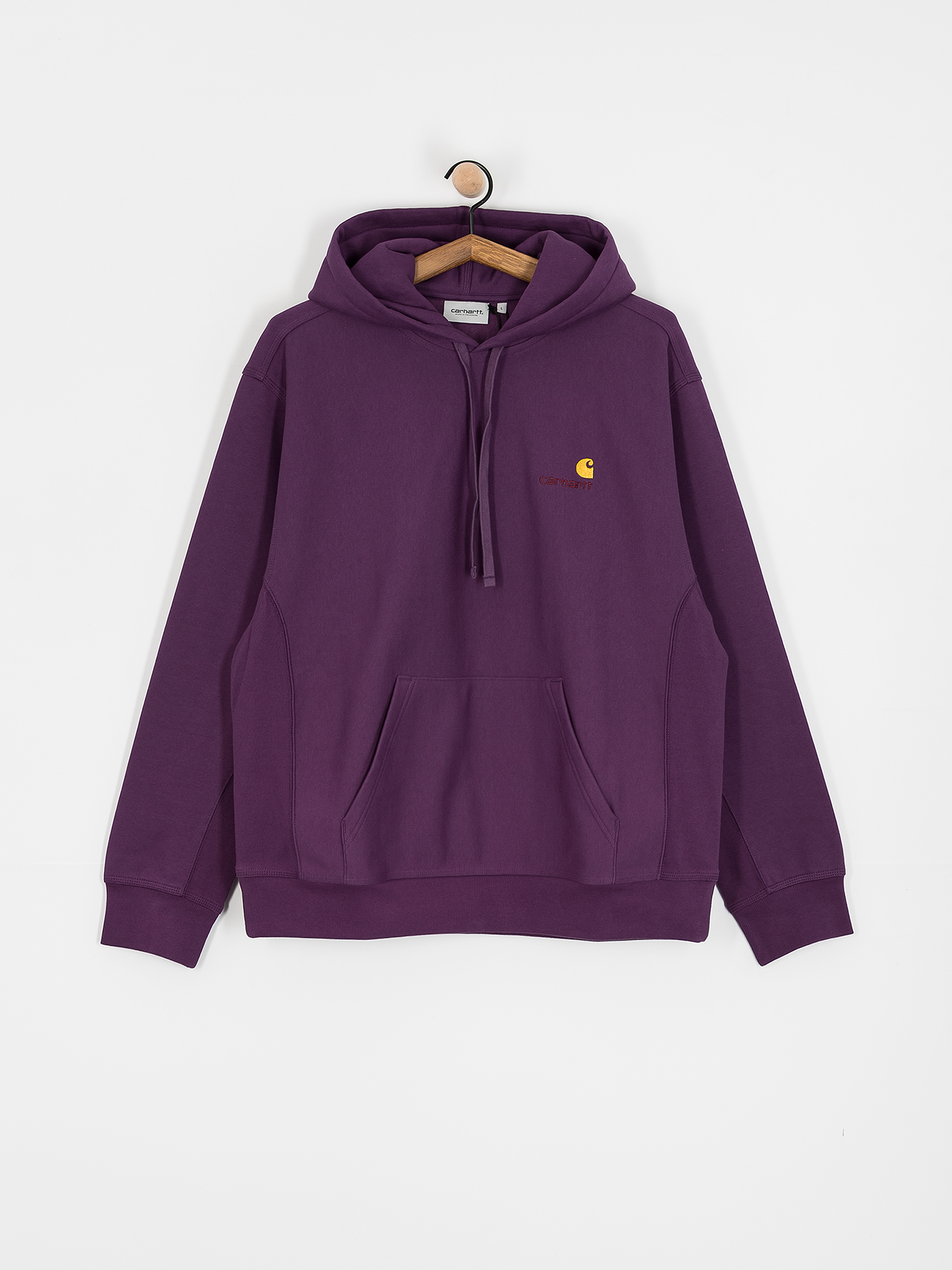 Mikina s kapucí Carhartt WIP American Script HD (huckleberry)