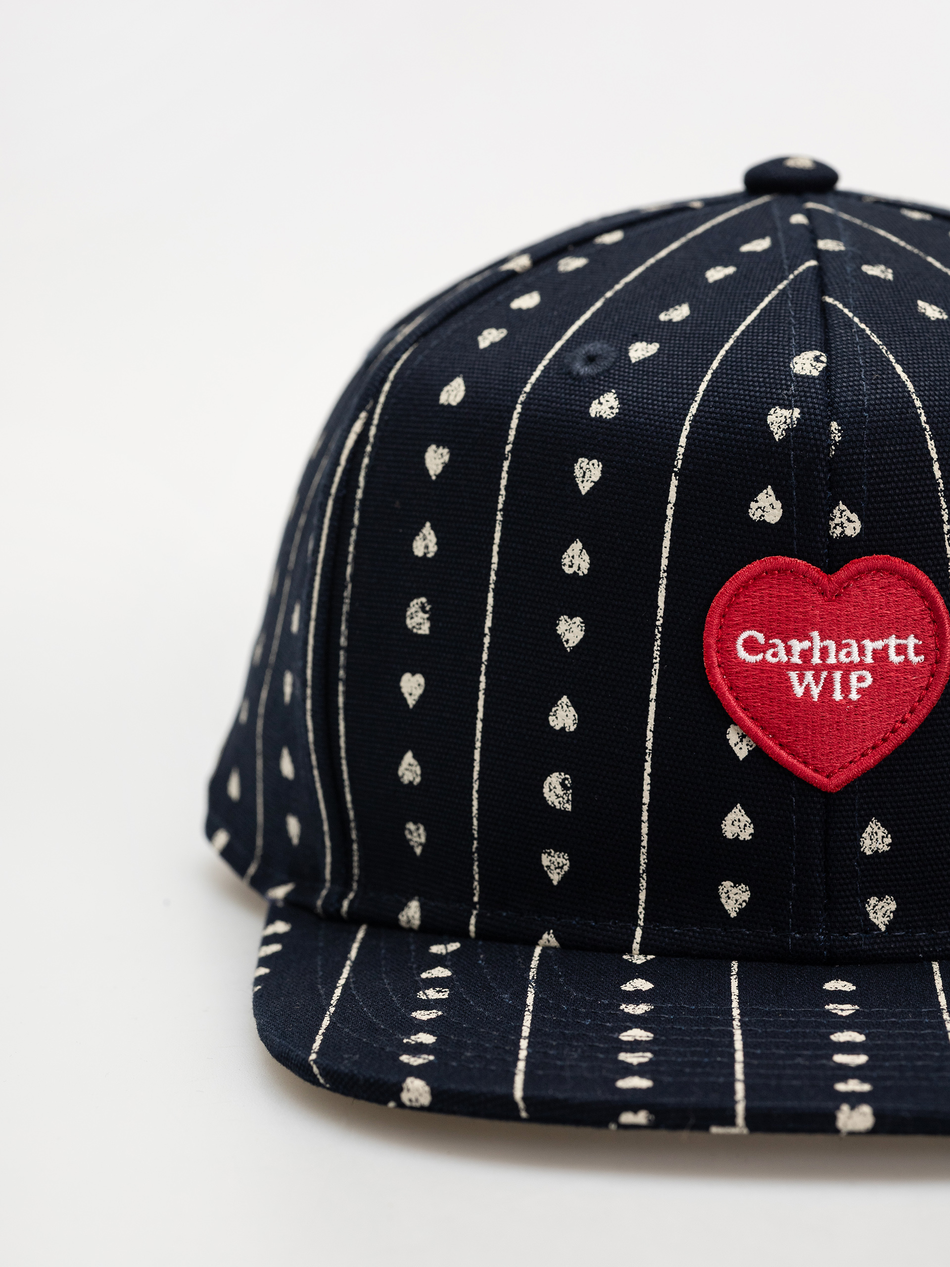 Kšiltovka  Carhartt WIP Drewe (heart c pinstripe/ink/natural/dark navy)