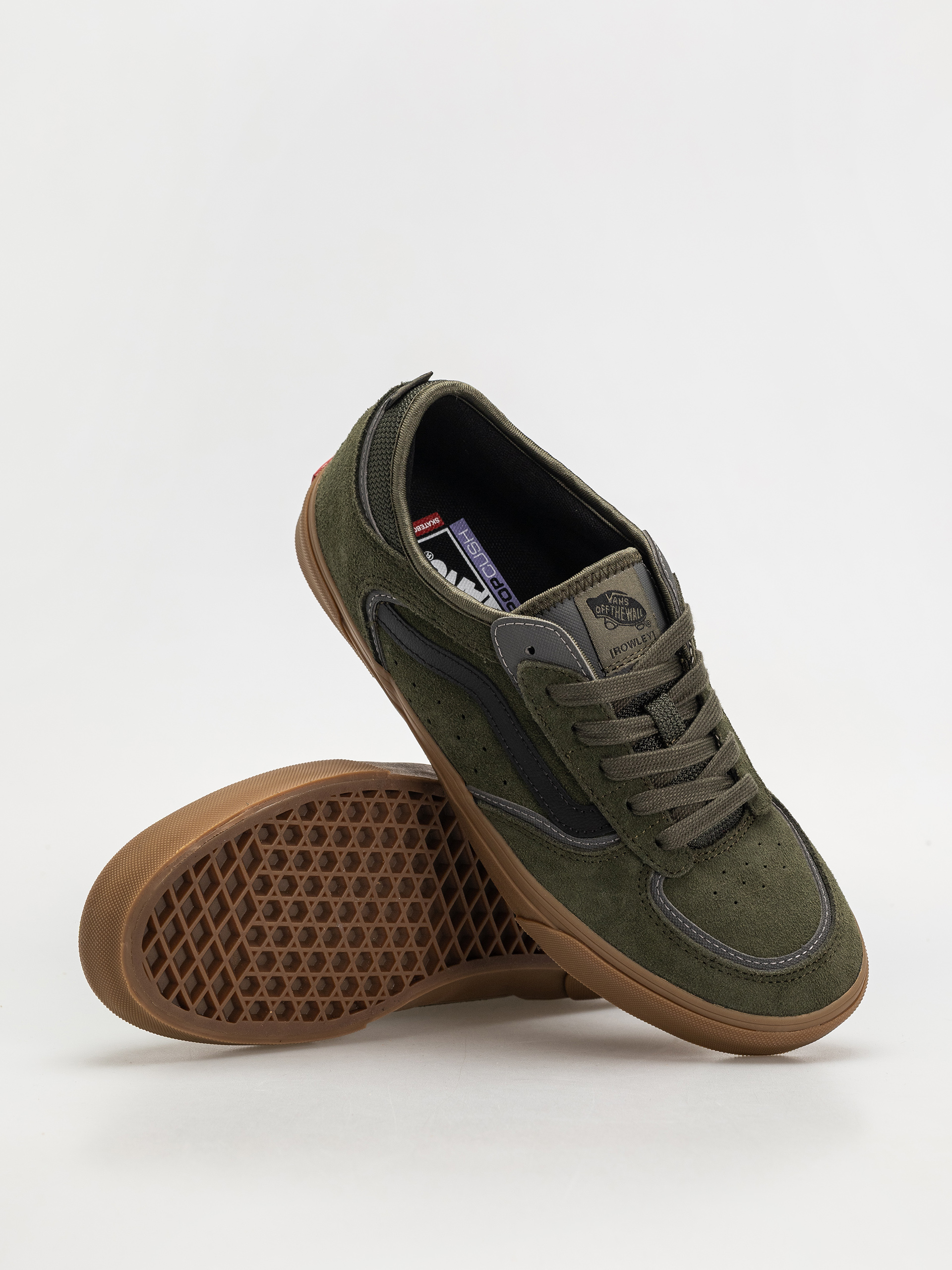 Boty Vans Skate Rowley (green/gum)