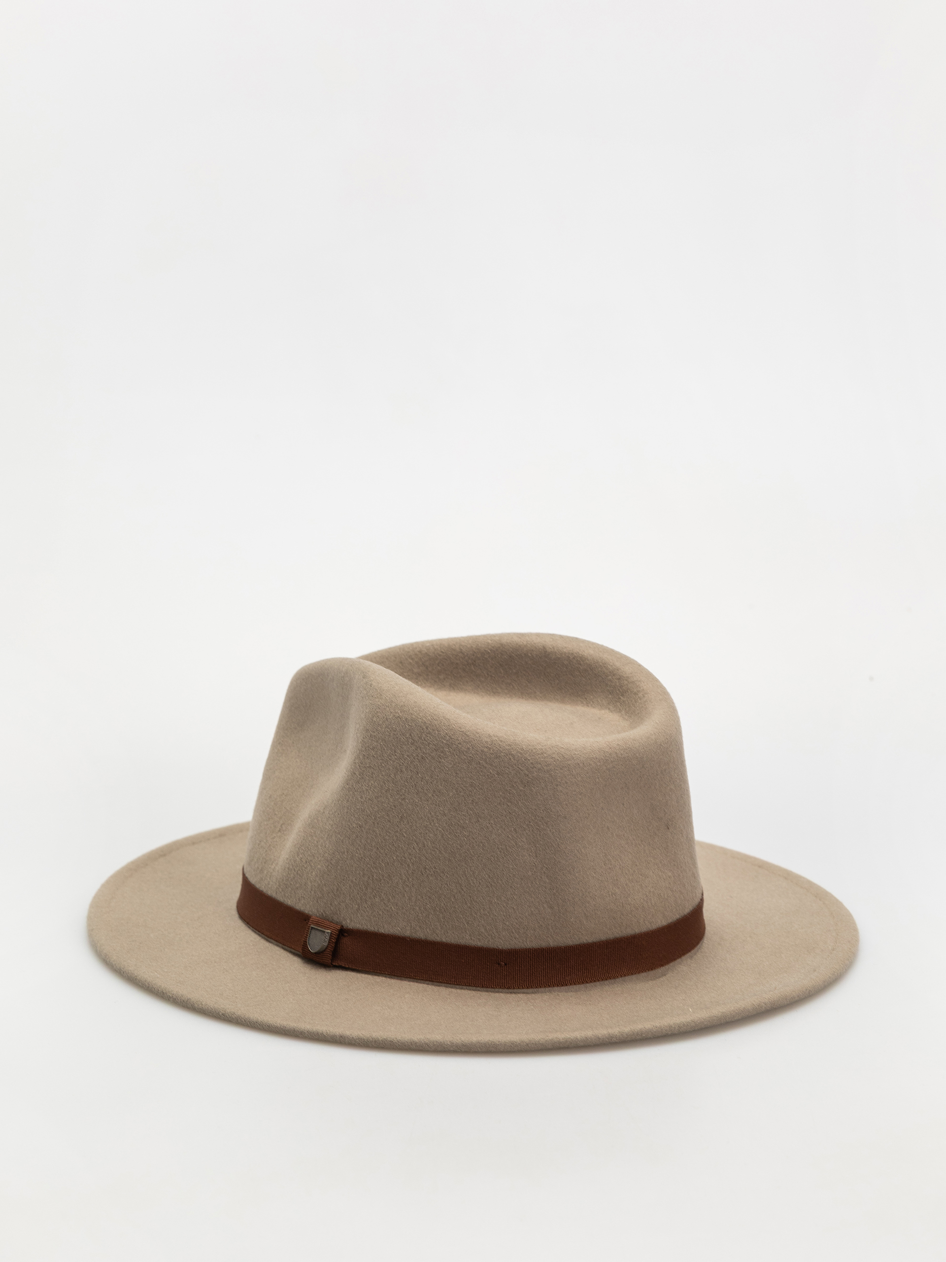 Klobouk Brixton Messer Packable Fedora (timberwolf/light brown)