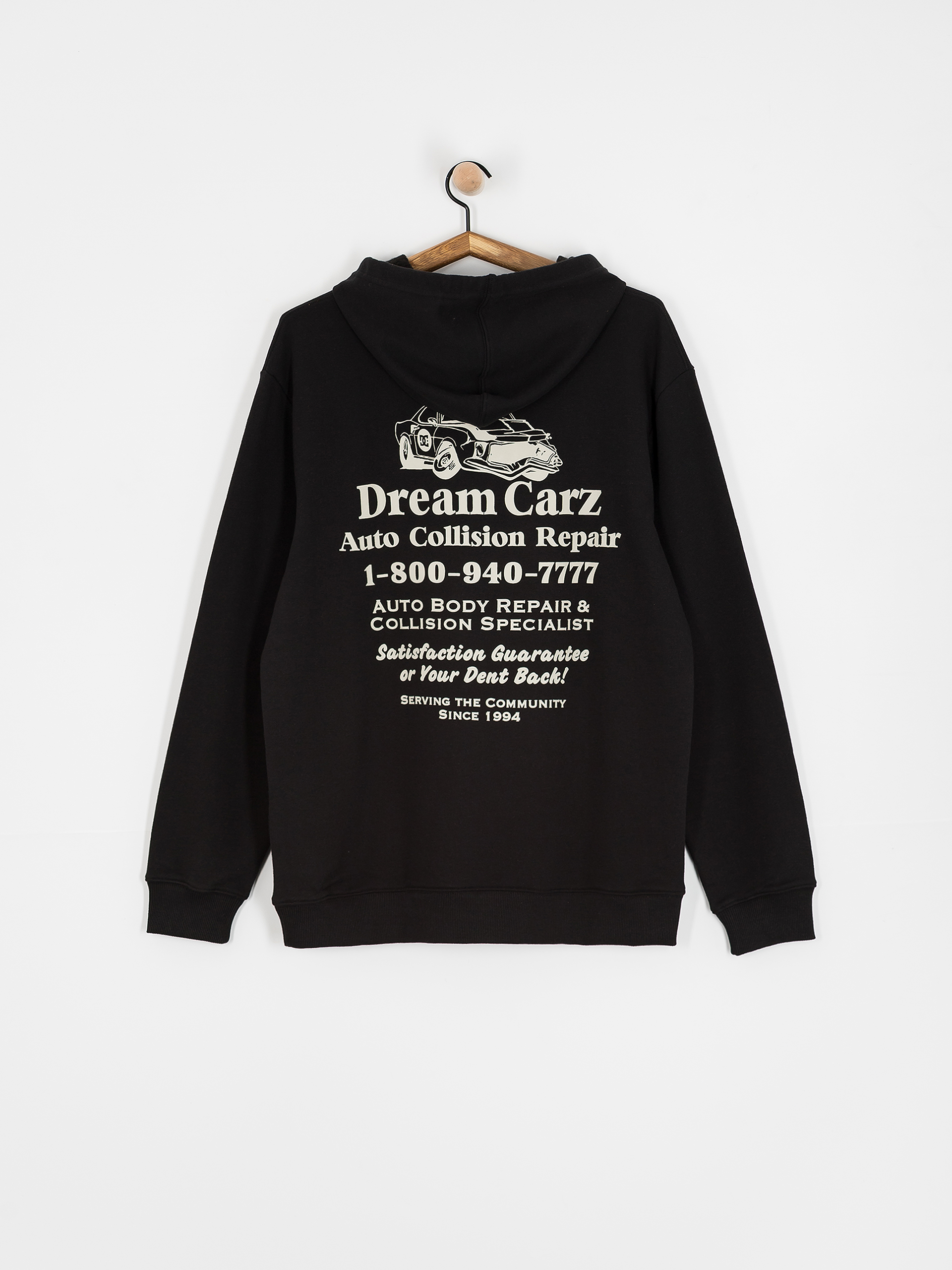 Mikina s kapucí DC Fix Up HD (black)